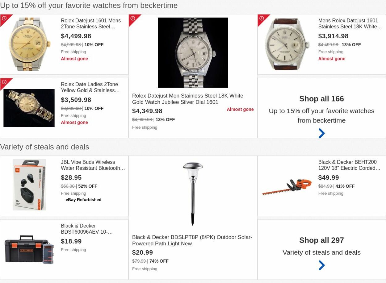 Weekly ad eBay 09/22/2025 - 10/01/2025