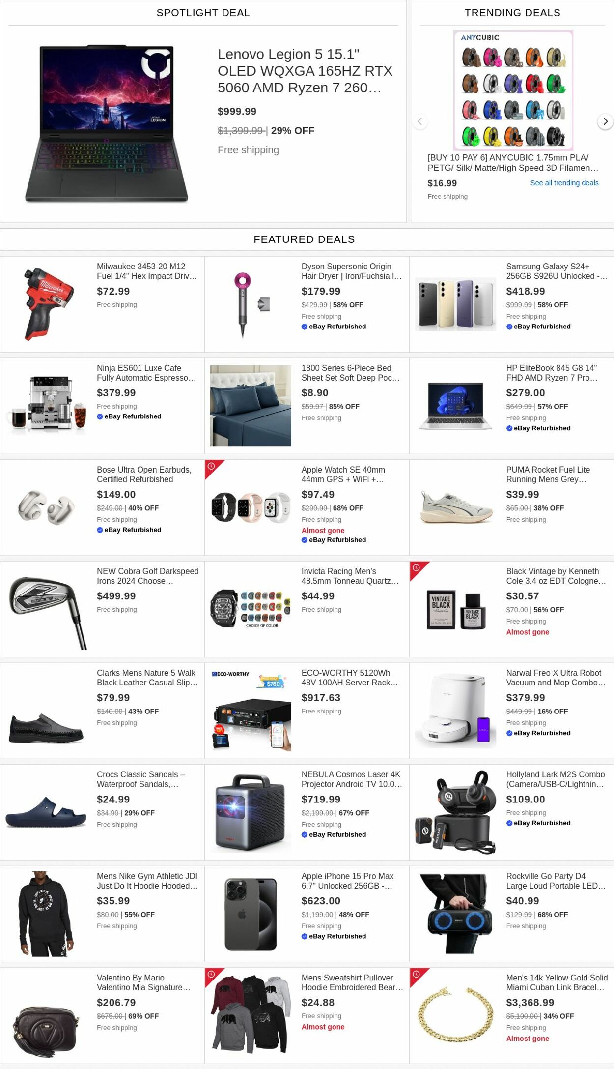 Weekly ad eBay 11/03/2025 - 11/12/2025