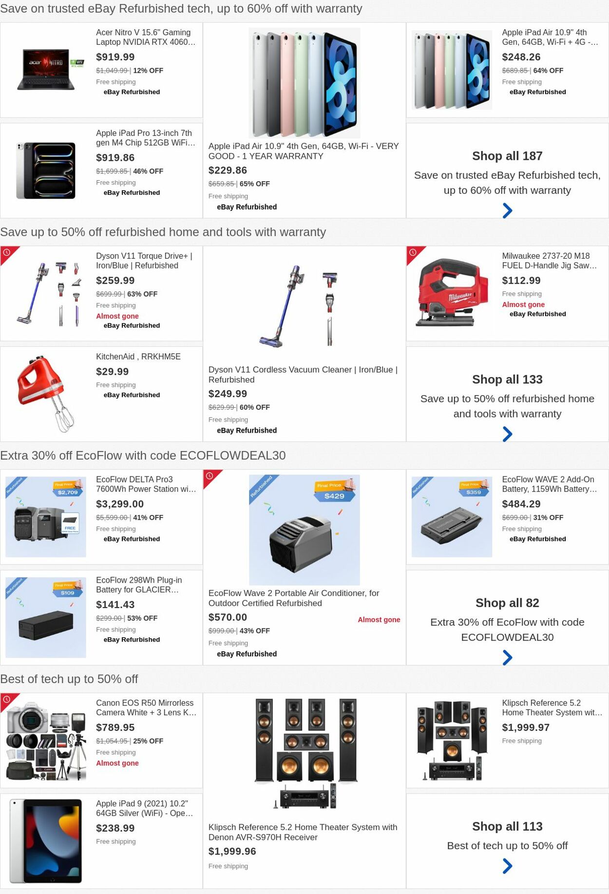 Weekly ad eBay 11/03/2025 - 11/12/2025