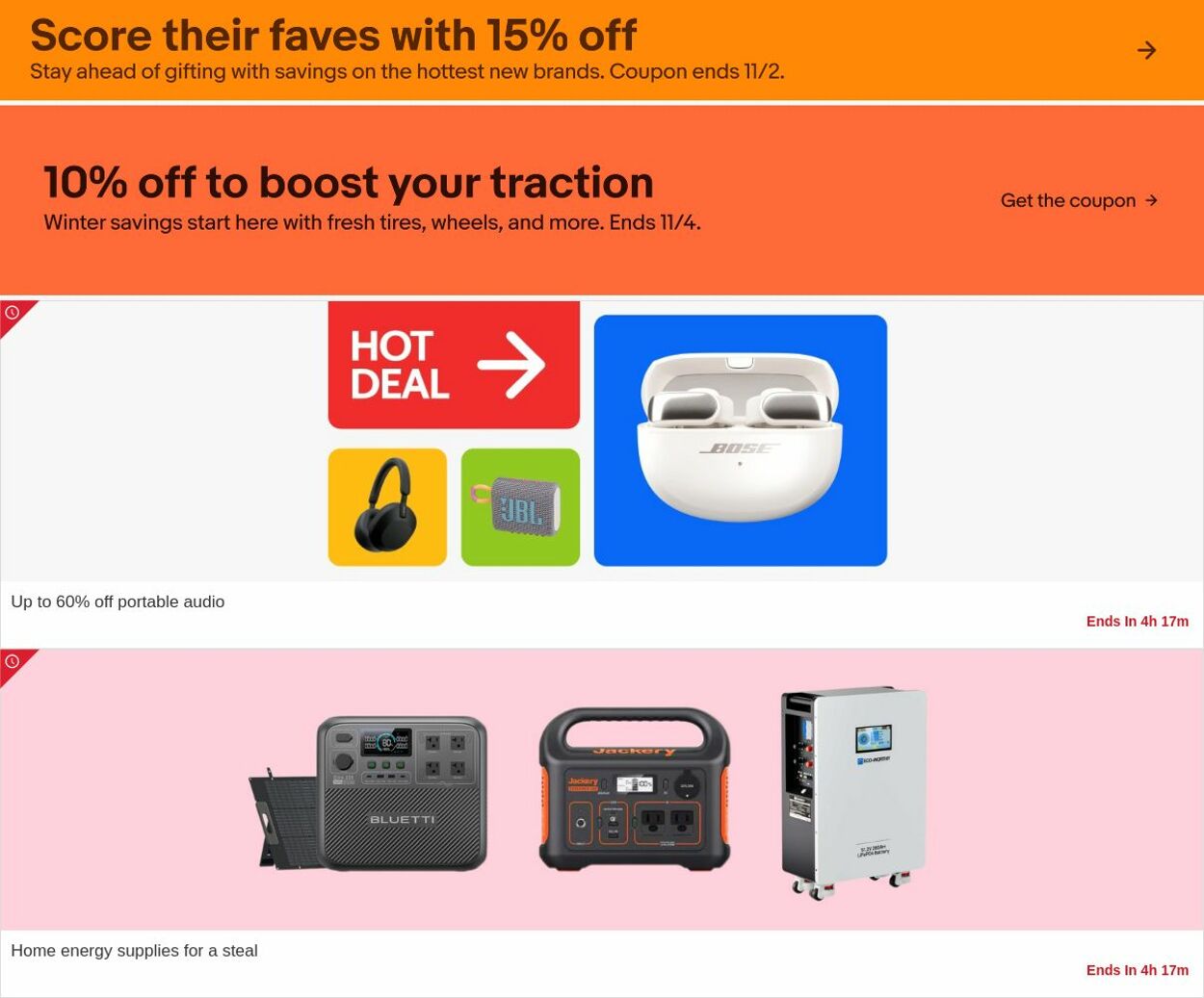 Weekly ad eBay 11/03/2025 - 11/12/2025