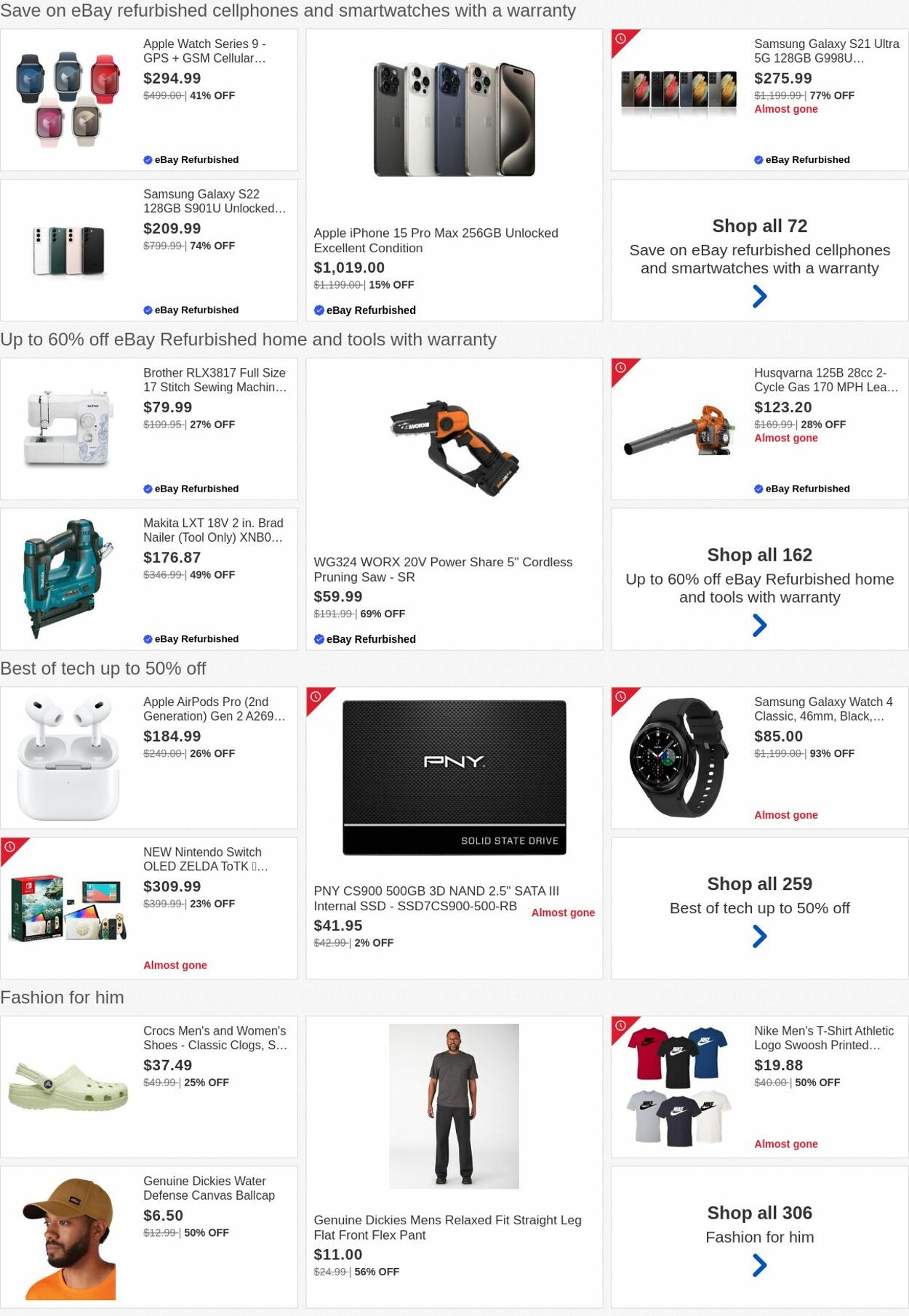 Weekly ad eBay 07/22/2024 - 07/31/2024