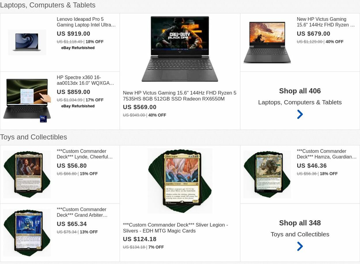 Weekly ad eBay 08/04/2025 - 08/13/2025