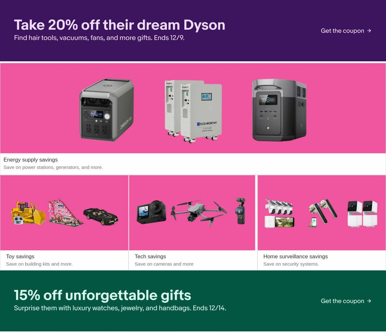 Weekly ad eBay 12/08/2025 - 12/17/2025
