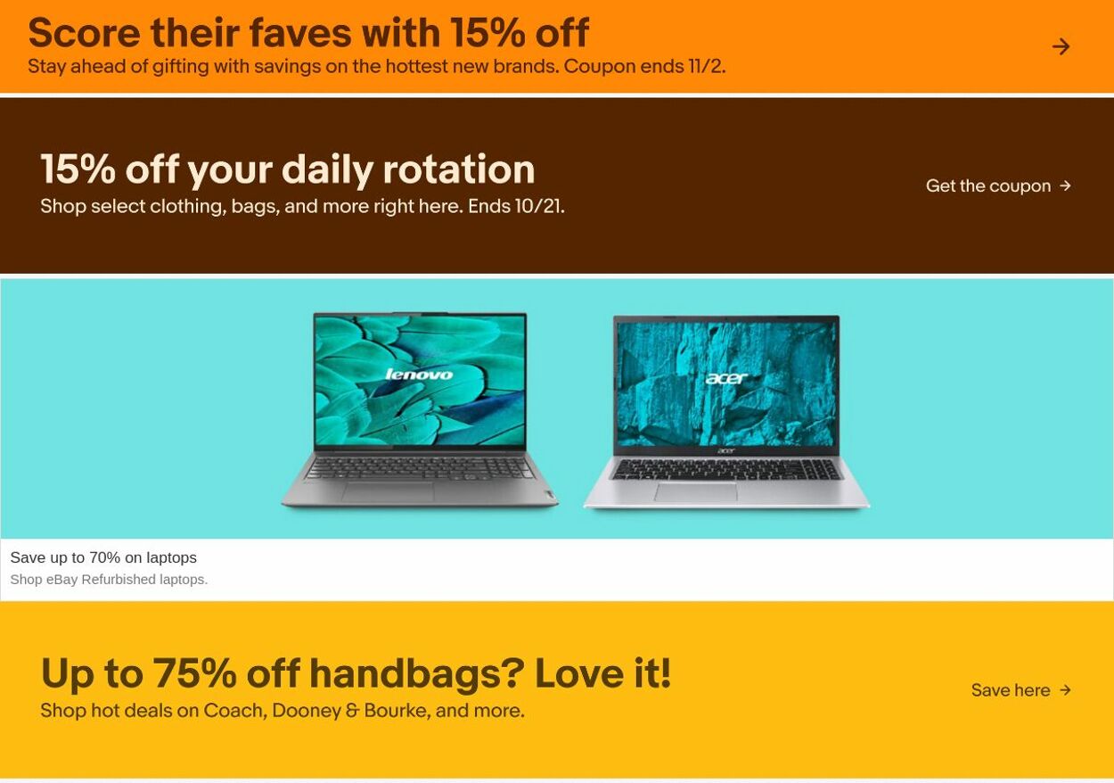 Weekly ad eBay 10/20/2025 - 10/29/2025