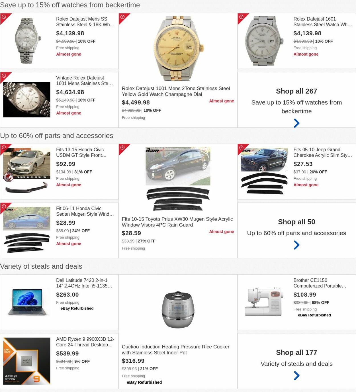 Weekly ad eBay 10/06/2025 - 10/15/2025
