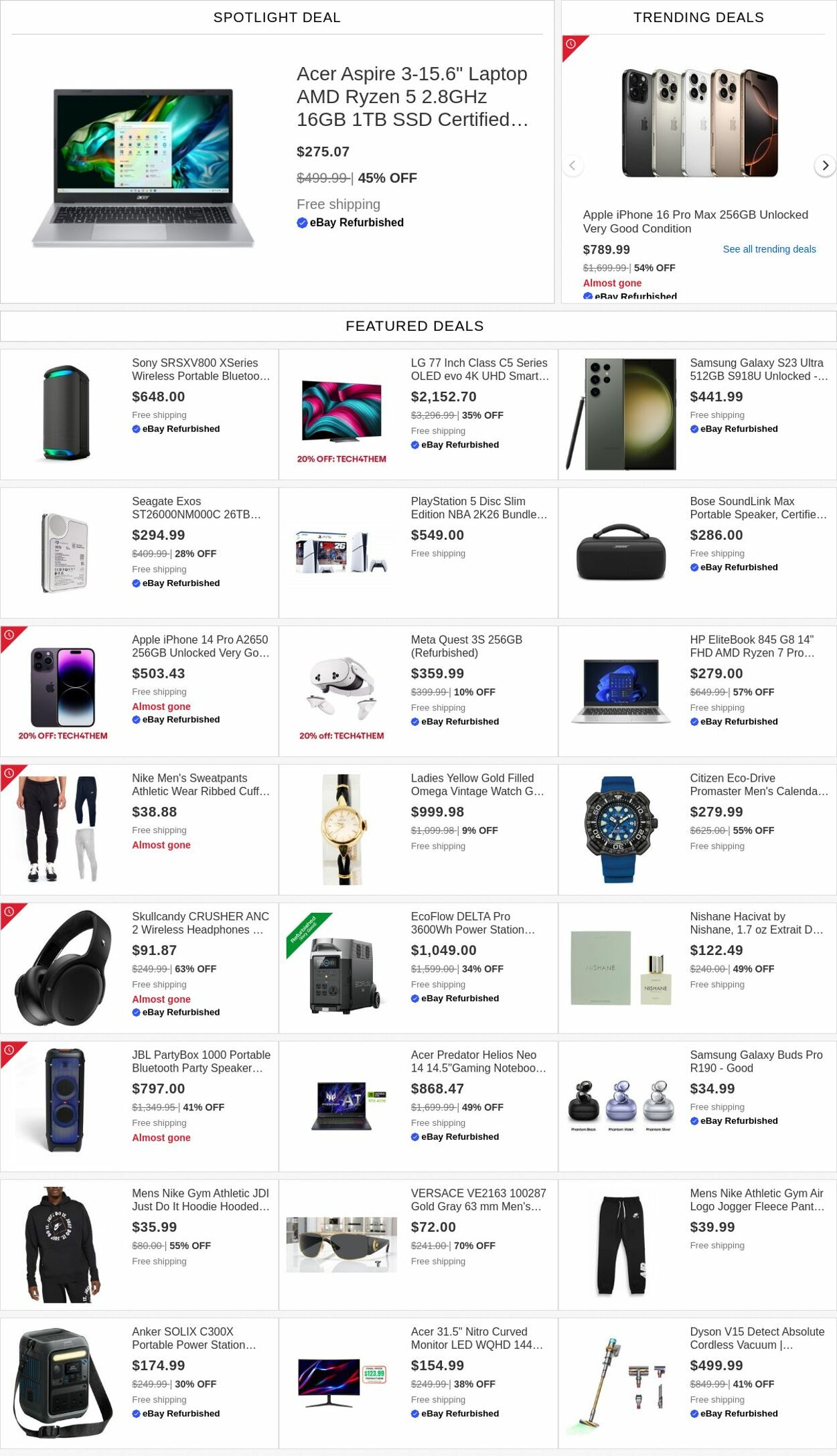 Weekly ad eBay 11/10/2025 - 11/19/2025