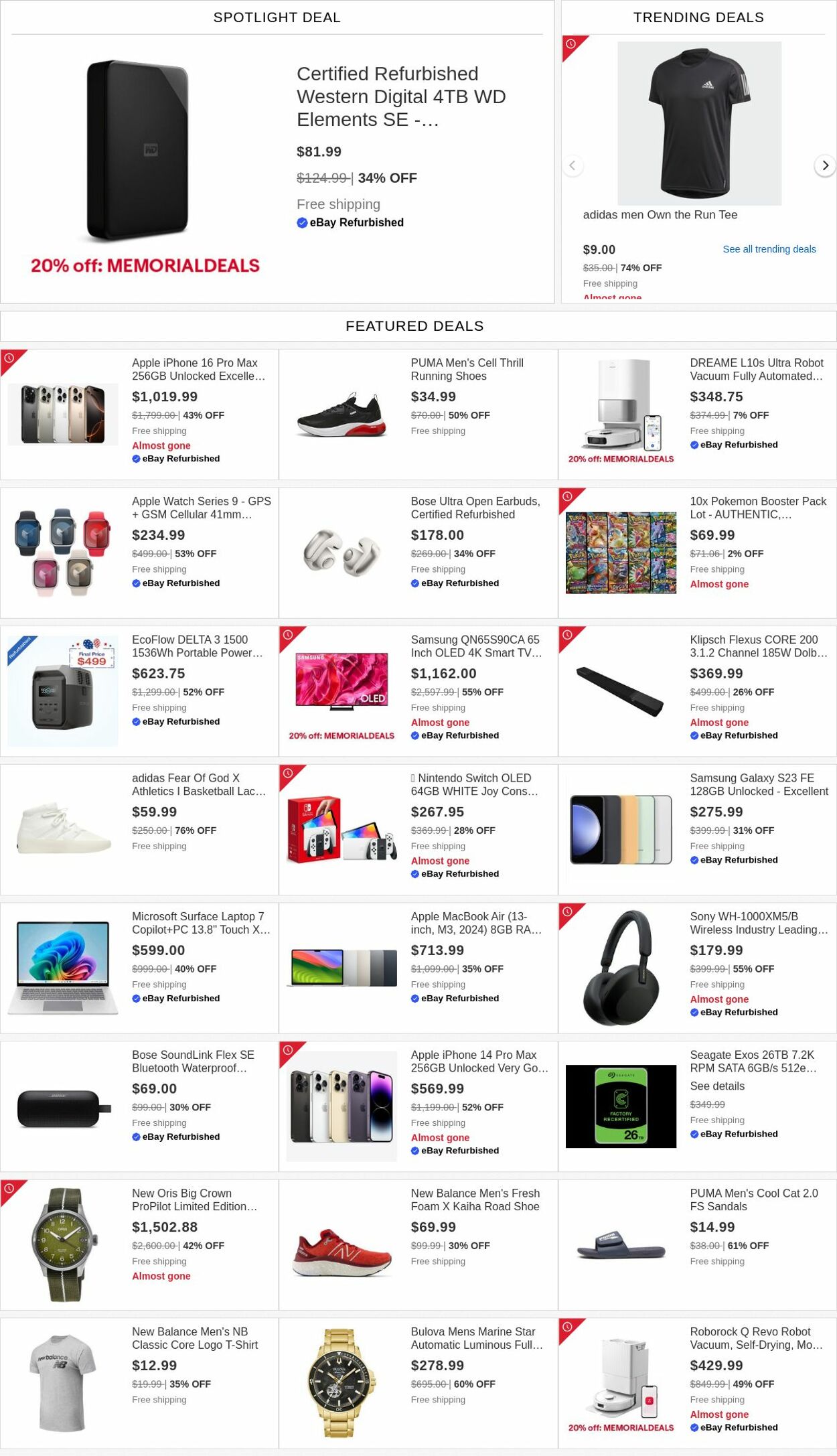 Weekly ad eBay 05/26/2025 - 06/04/2025