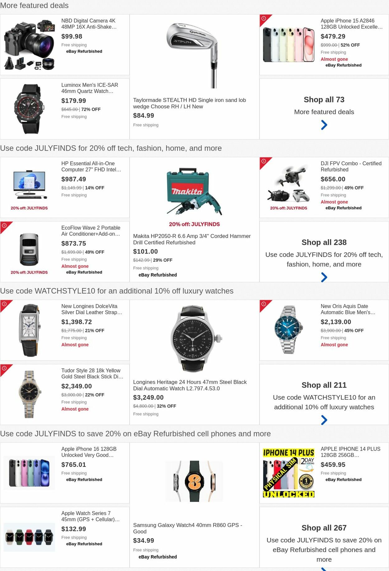 Weekly ad eBay 07/07/2025 - 07/16/2025