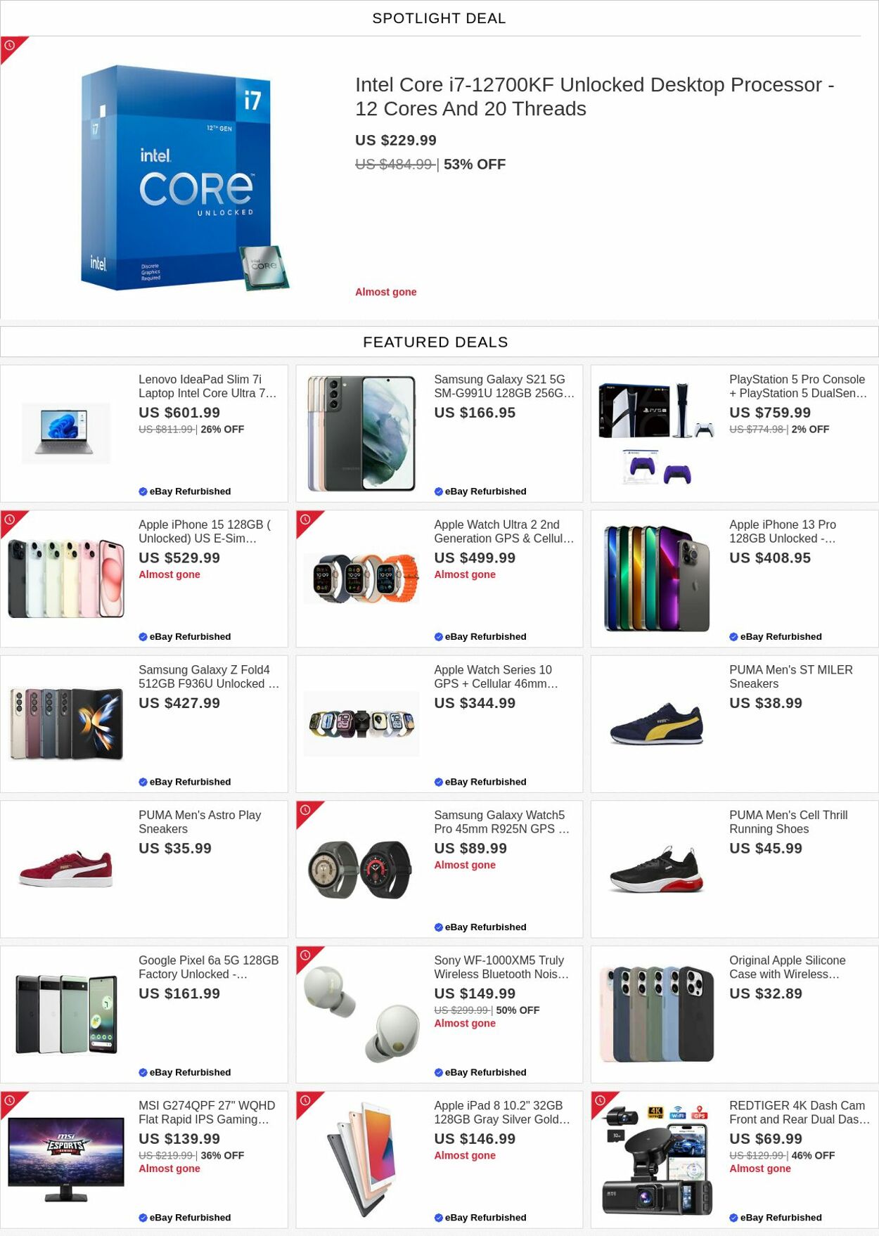 Weekly ad eBay 01/13/2025 - 01/22/2025