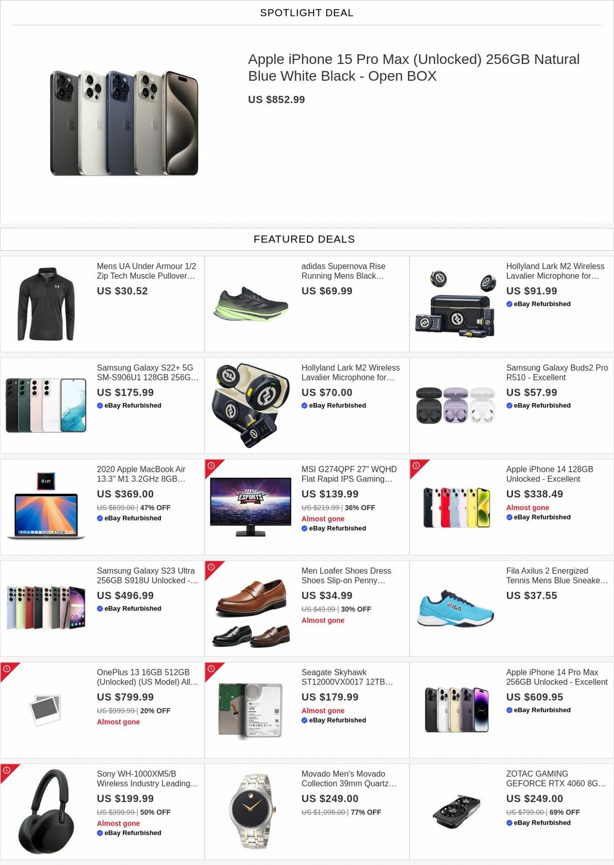 Weekly ad eBay 09/01/2025 - 09/10/2025