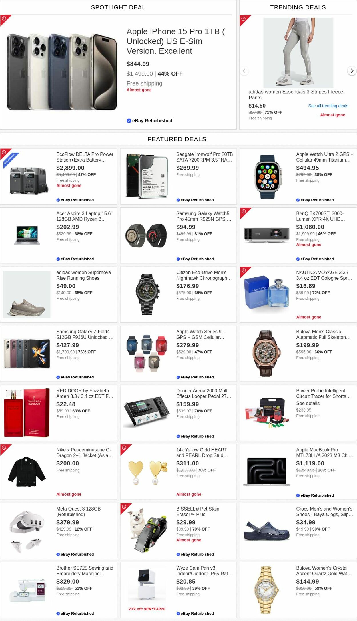 Weekly ad eBay 01/06/2025 - 01/15/2025