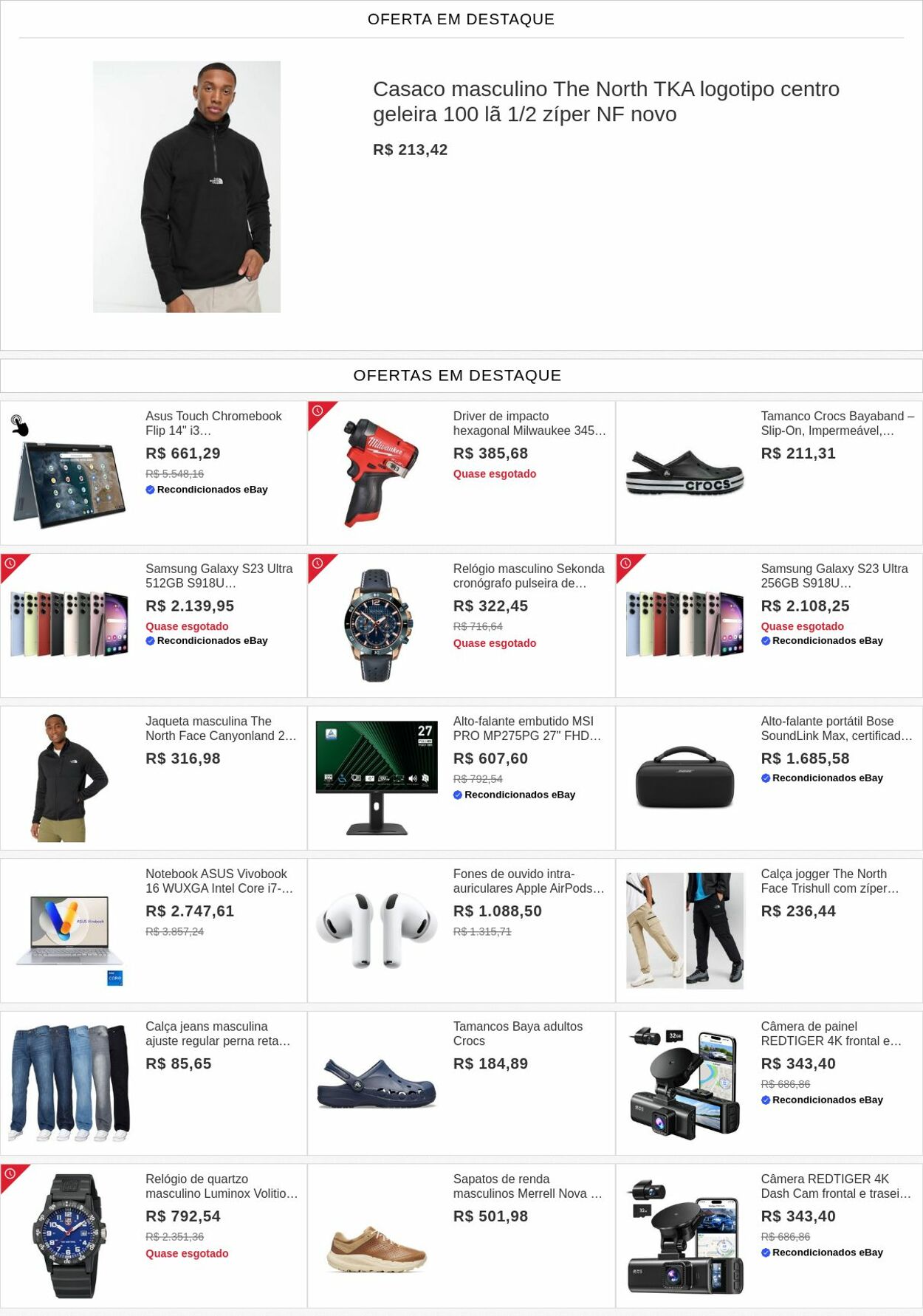 eBay Promotional weekly ads