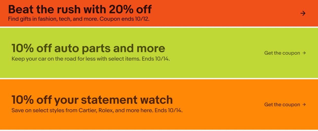 Weekly ad eBay 10/13/2025 - 10/22/2025