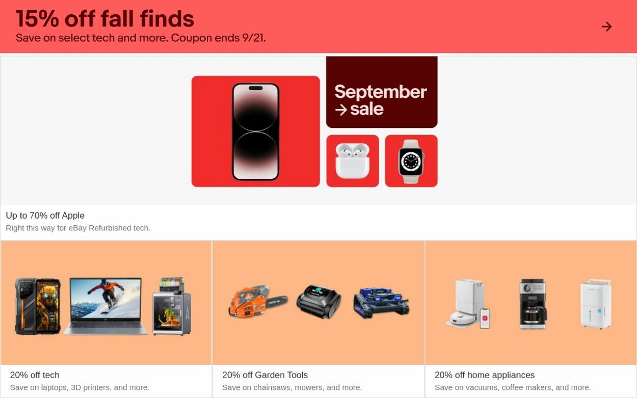 Weekly ad eBay 09/15/2025 - 09/24/2025