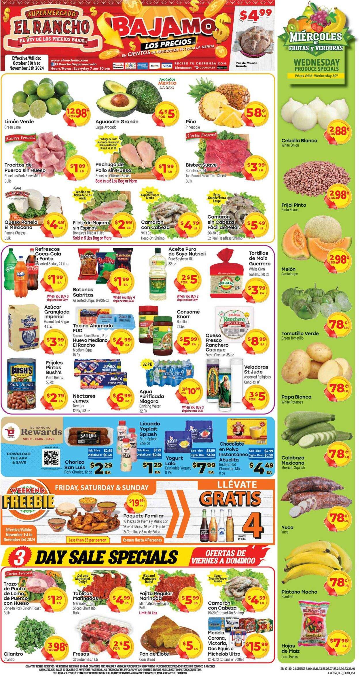 Weekly ad El Rancho 10/30/2024 - 11/05/2024