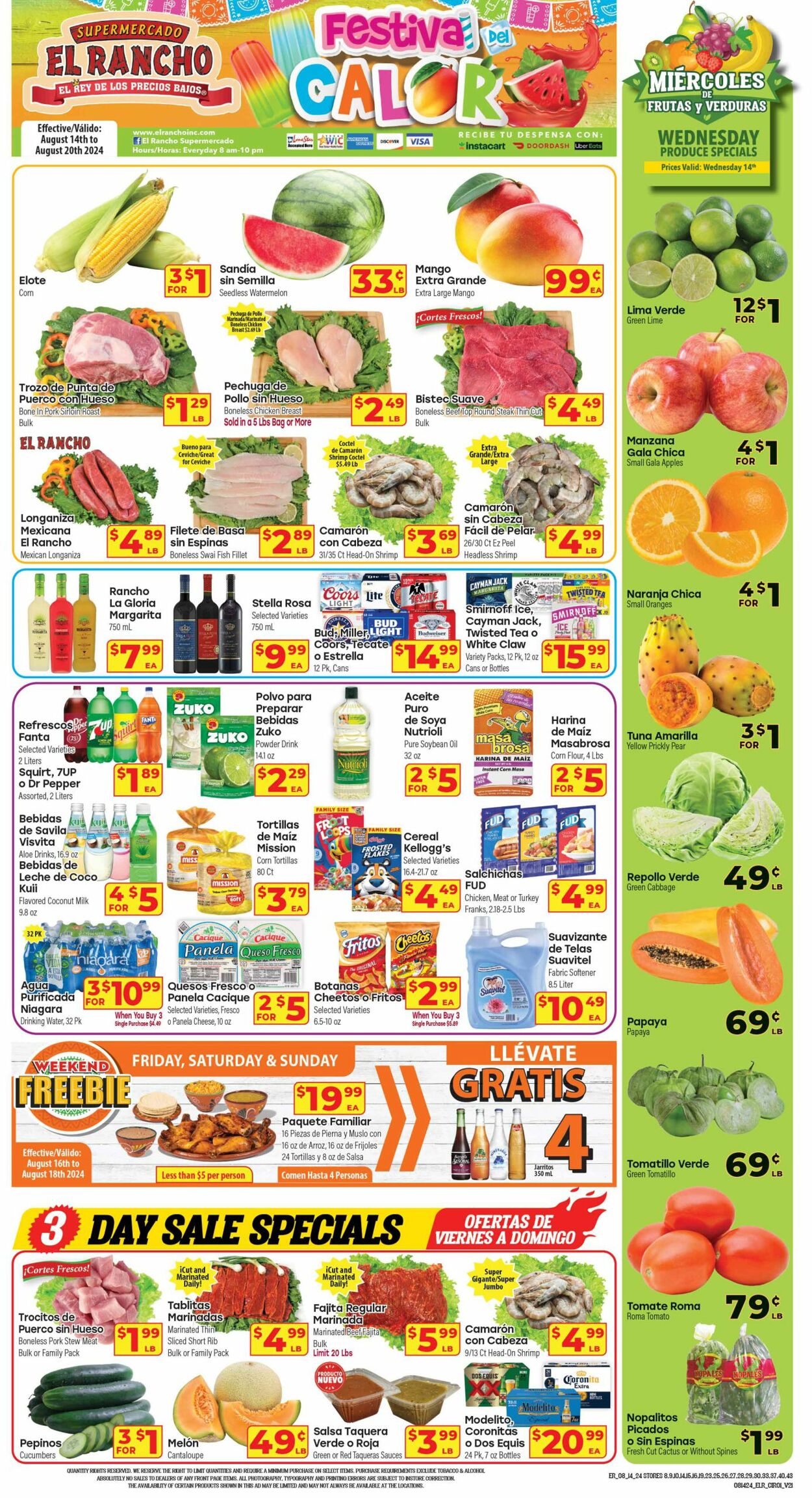 Weekly ad El Rancho 08/14/2024 - 08/20/2024