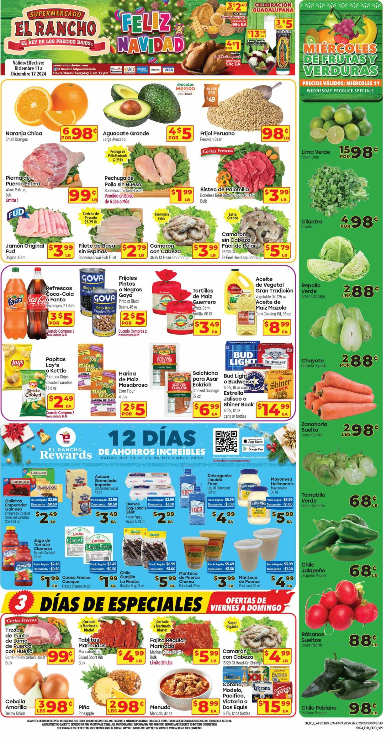 Weekly ad El Rancho 12/11/2024 - 12/17/2024