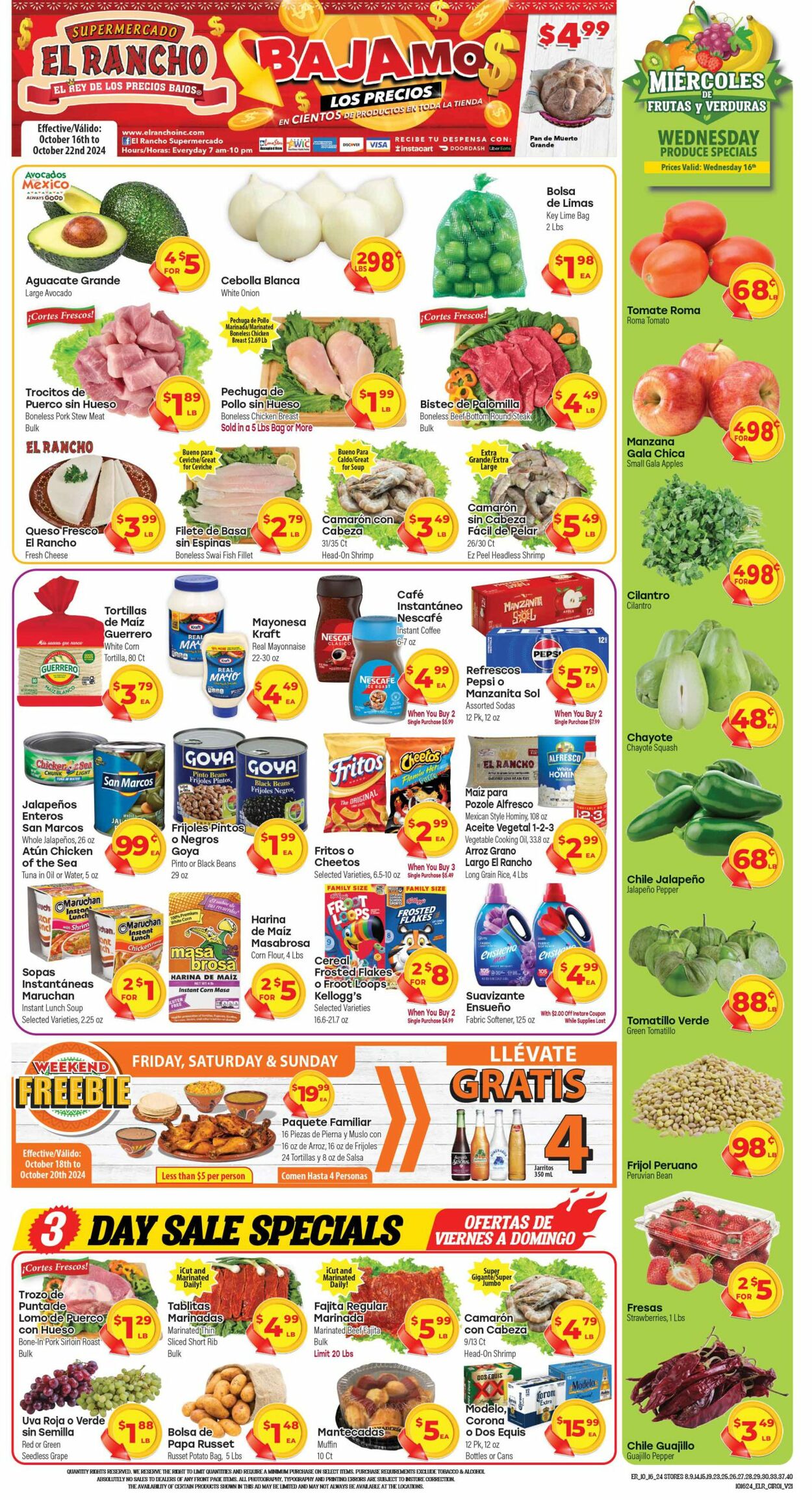 Weekly ad El Rancho - El Rancho Oct 16, 2024 - Oct 22, 2024