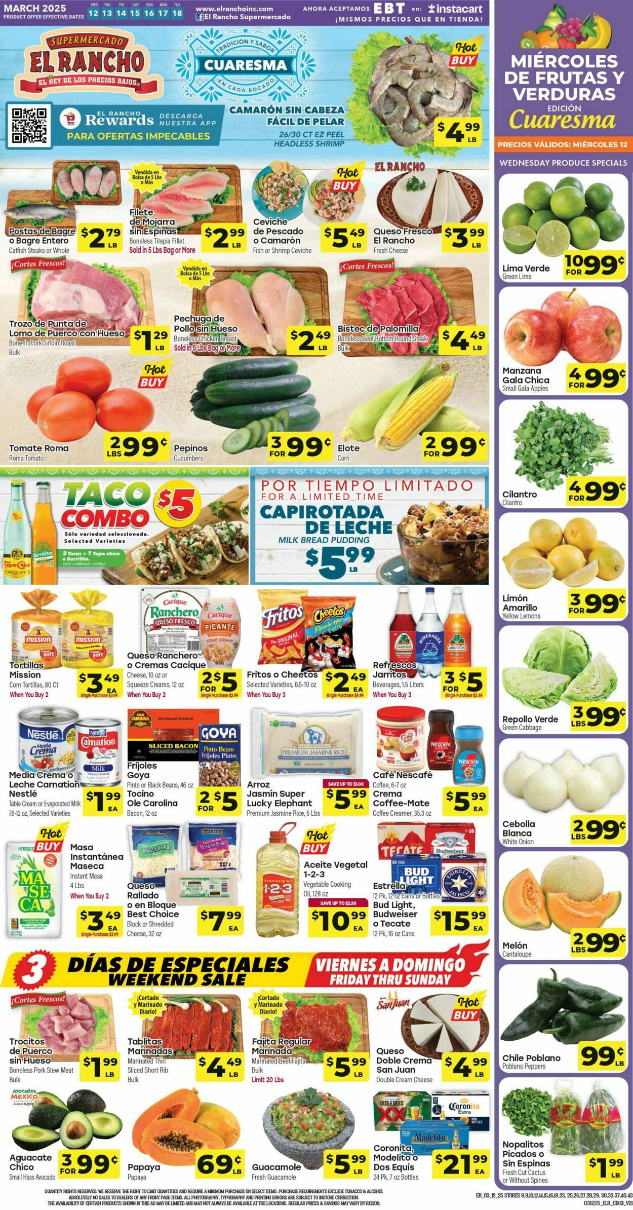 Weekly ad El Rancho - El Rancho Mar 12, 2025 - Mar 18, 2025