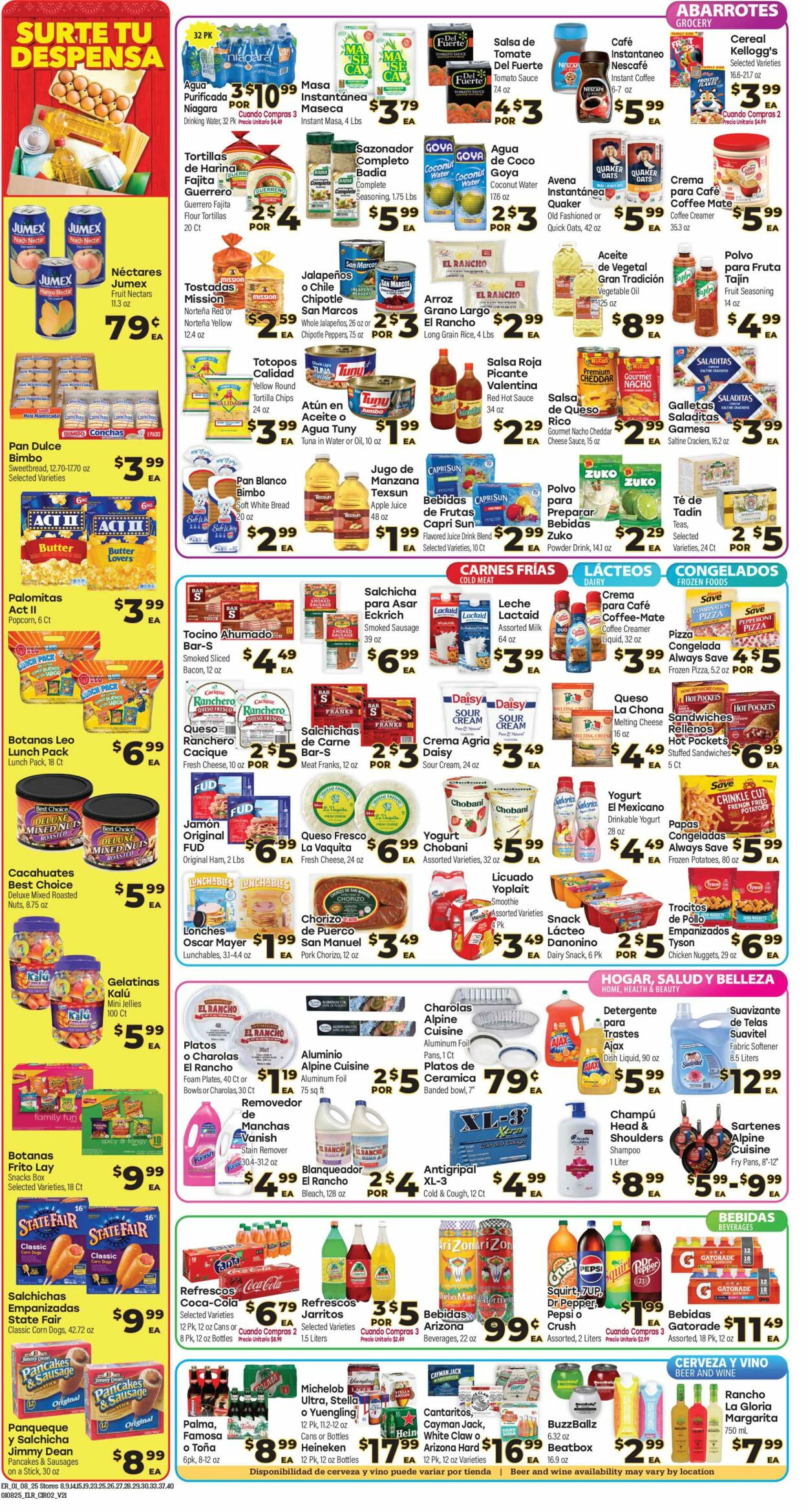 Weekly ad El Rancho 01/08/2025 - 01/14/2025