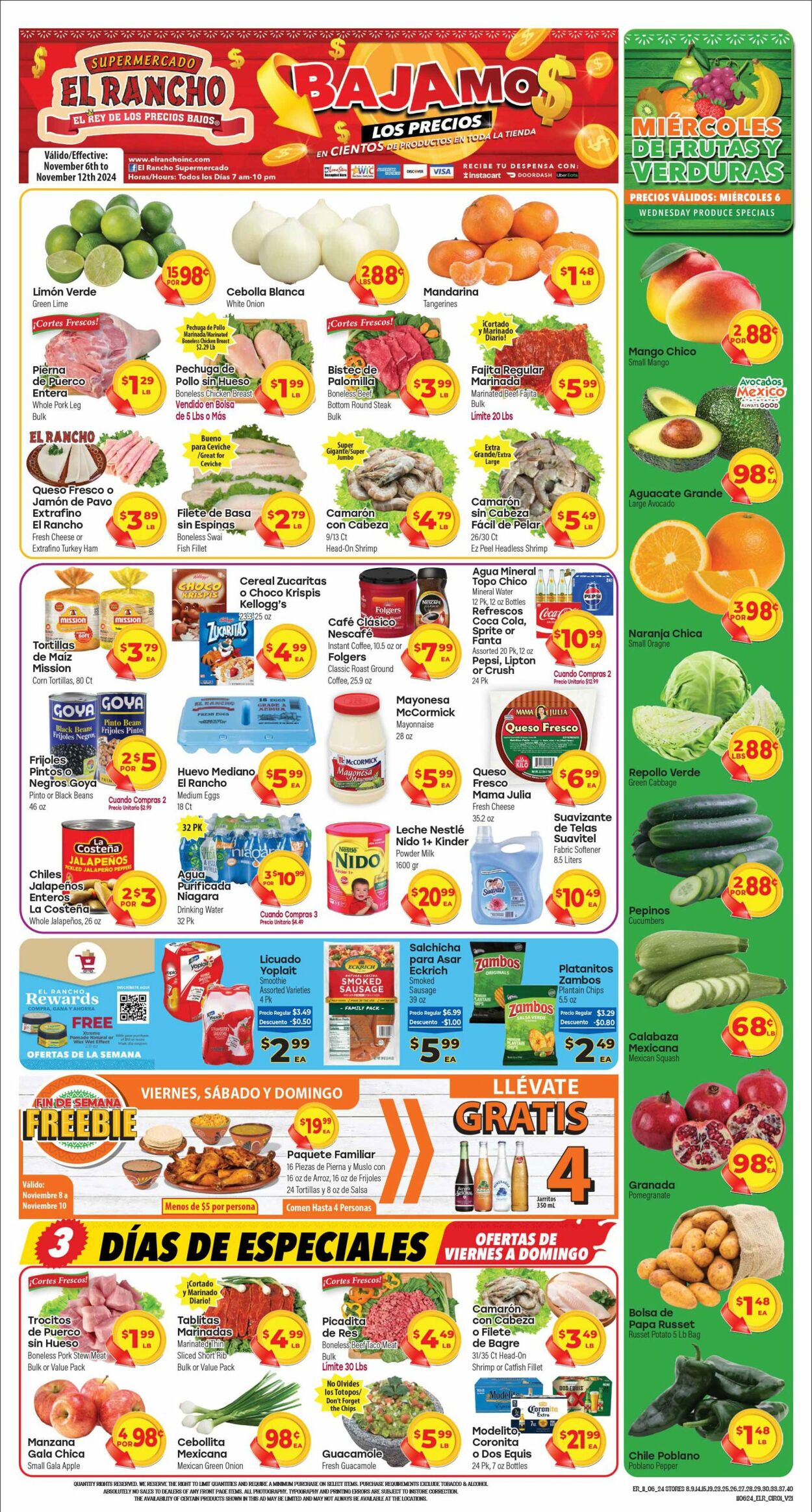 Weekly ad El Rancho 11/06/2024 - 11/12/2024