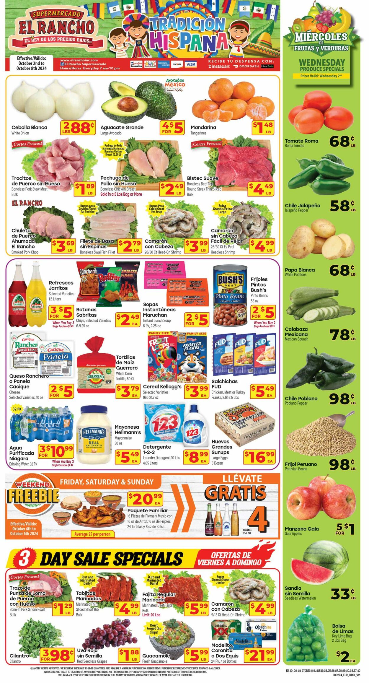 Weekly ad El Rancho - El Rancho Oct 2, 2024 - Oct 8, 2024