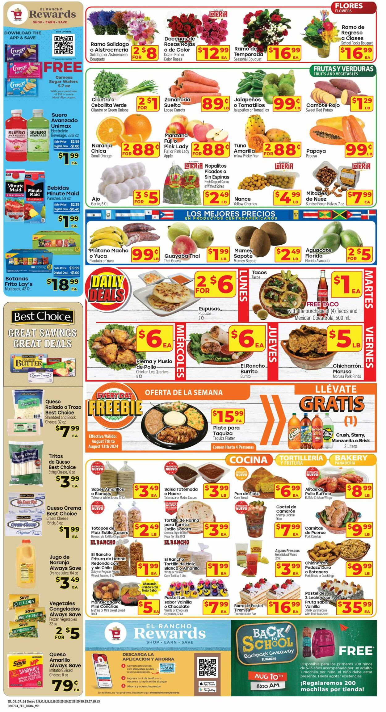 Weekly ad El Rancho 08/07/2024 - 08/13/2024