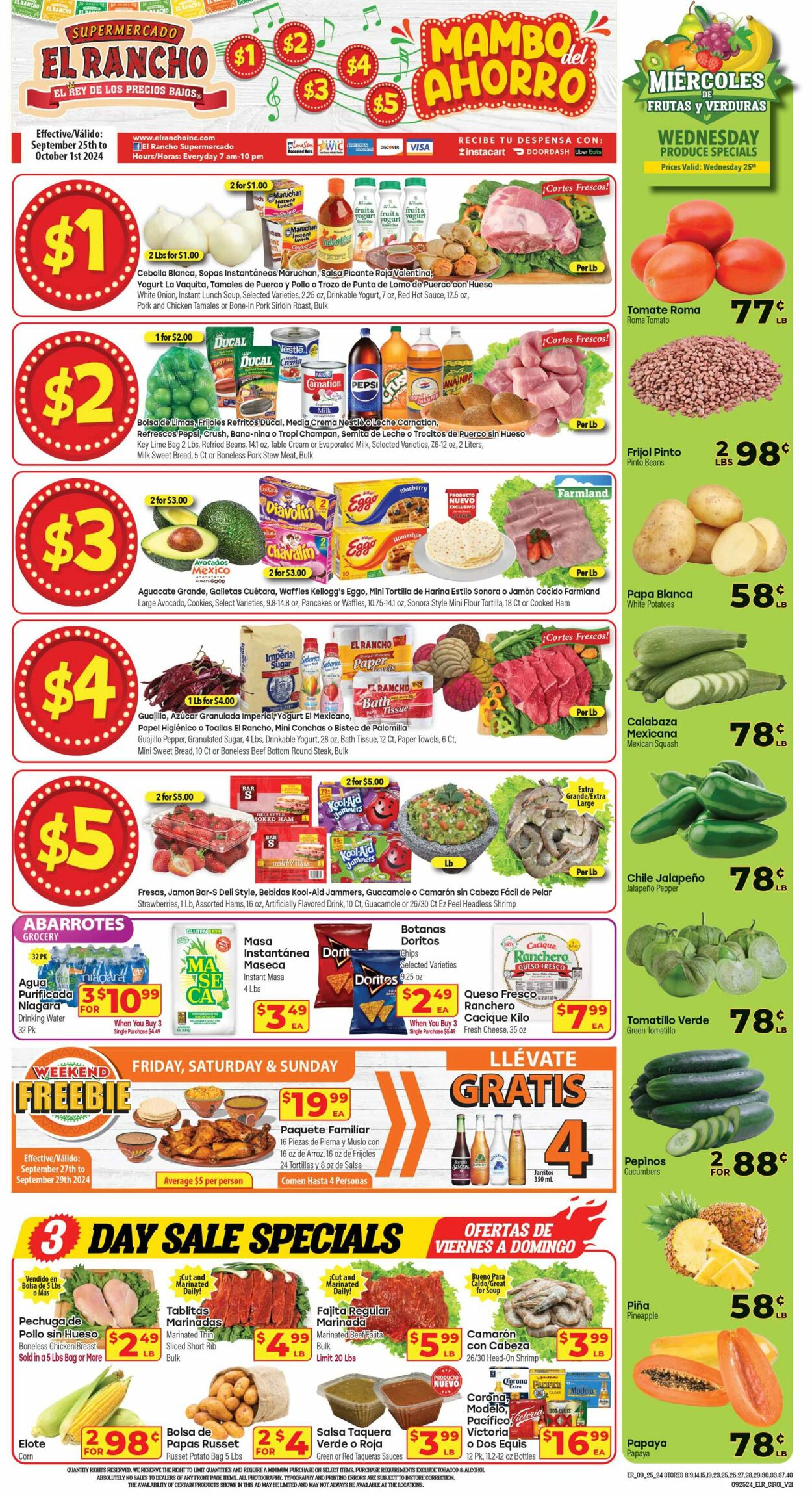 Weekly ad El Rancho 09/25/2024 - 10/01/2024