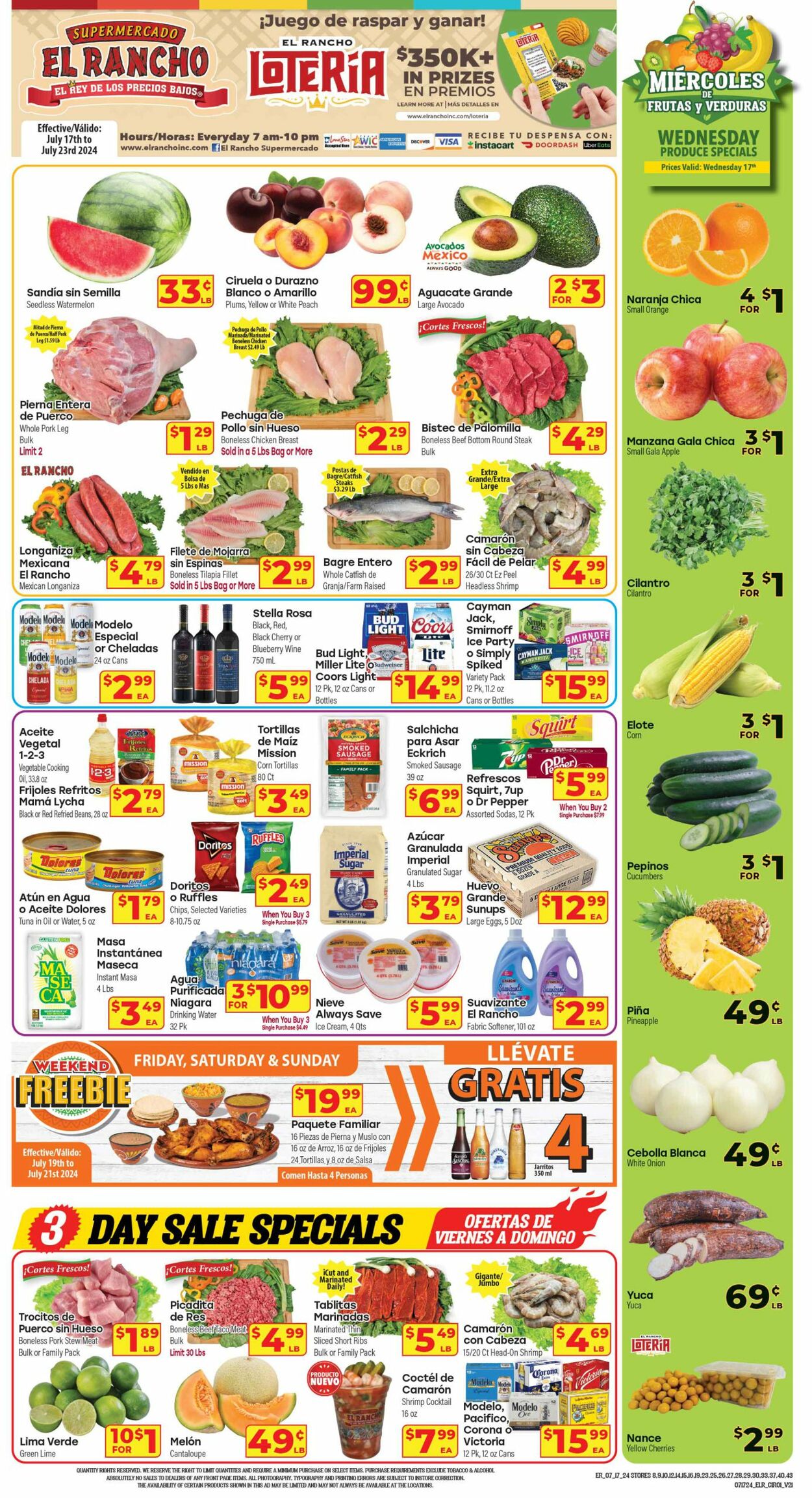 Weekly ad El Rancho 07/17/2024 - 07/23/2024