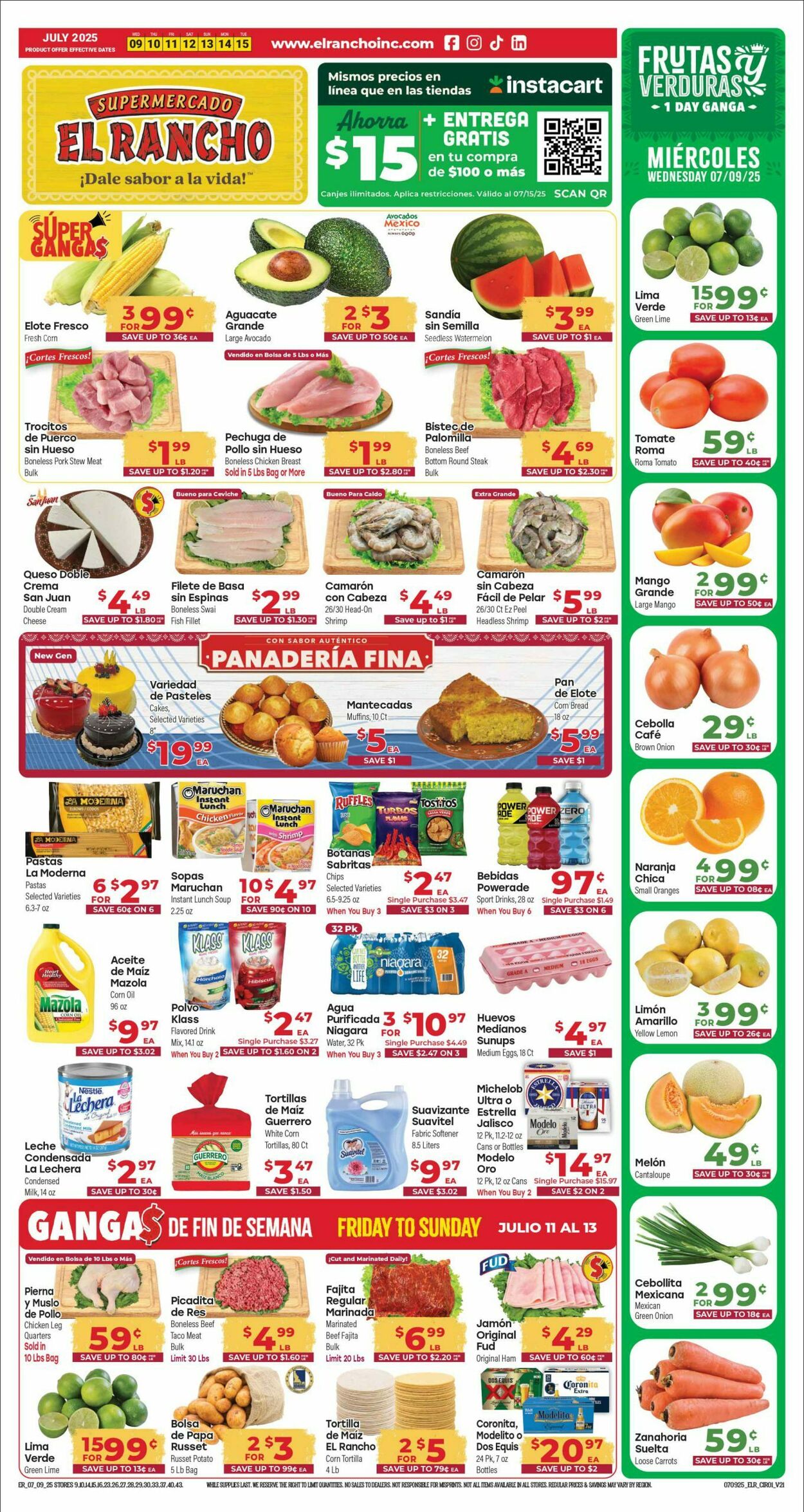 Weekly ad El Rancho 07/09/2025 - 07/15/2025