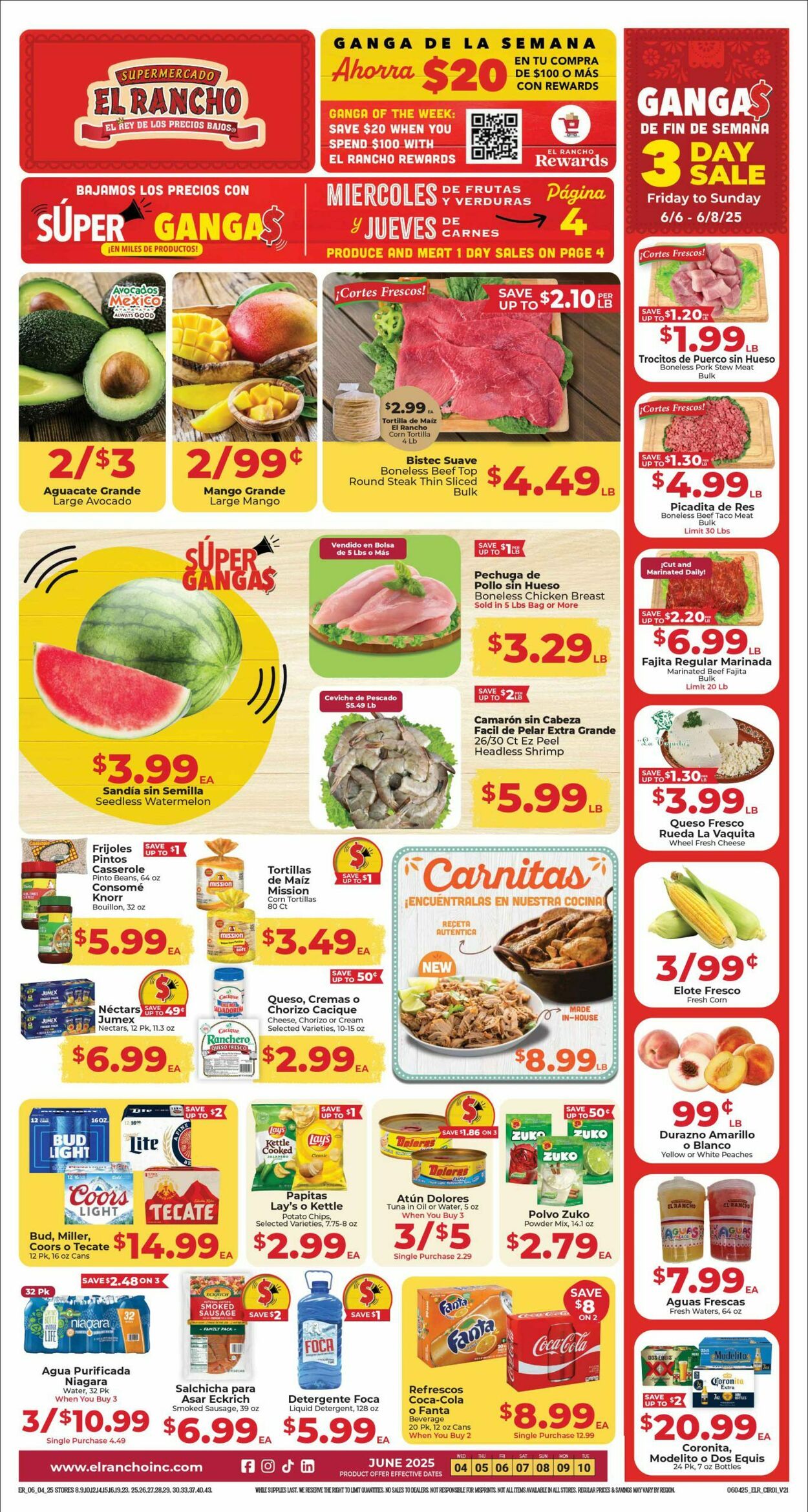 Weekly ad El Rancho 06/04/2025 - 06/10/2025