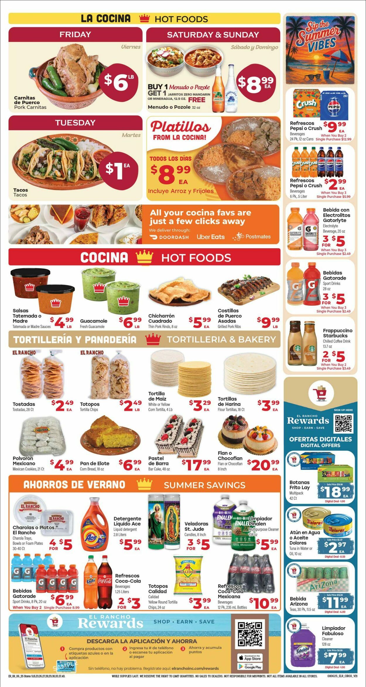 Weekly ad El Rancho 08/06/2025 - 08/12/2025