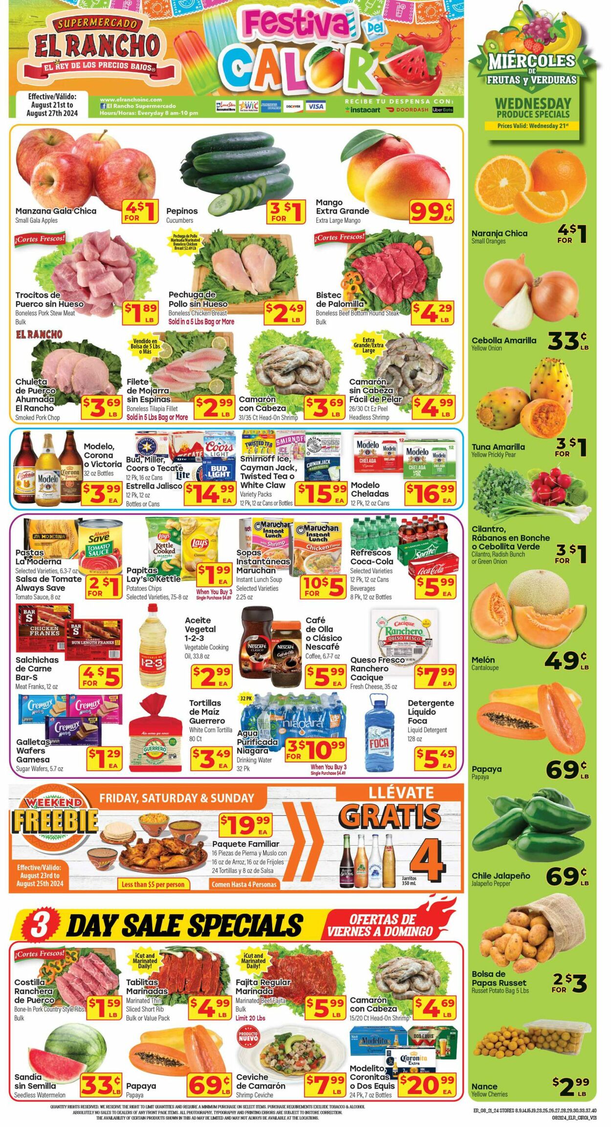 Weekly ad El Rancho 08/21/2024 - 08/27/2024