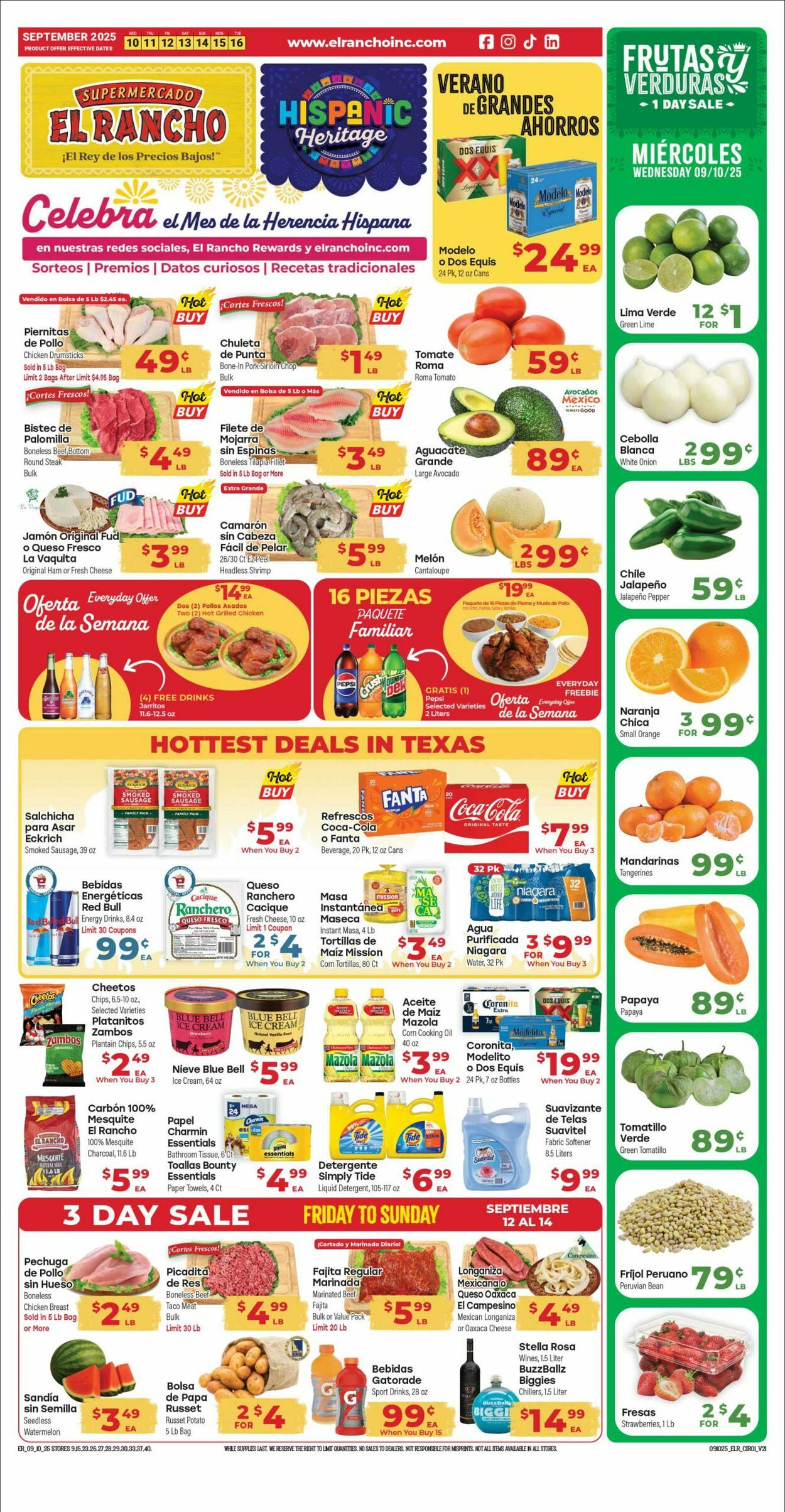 Weekly ad El Rancho 09/10/2025 - 09/16/2025