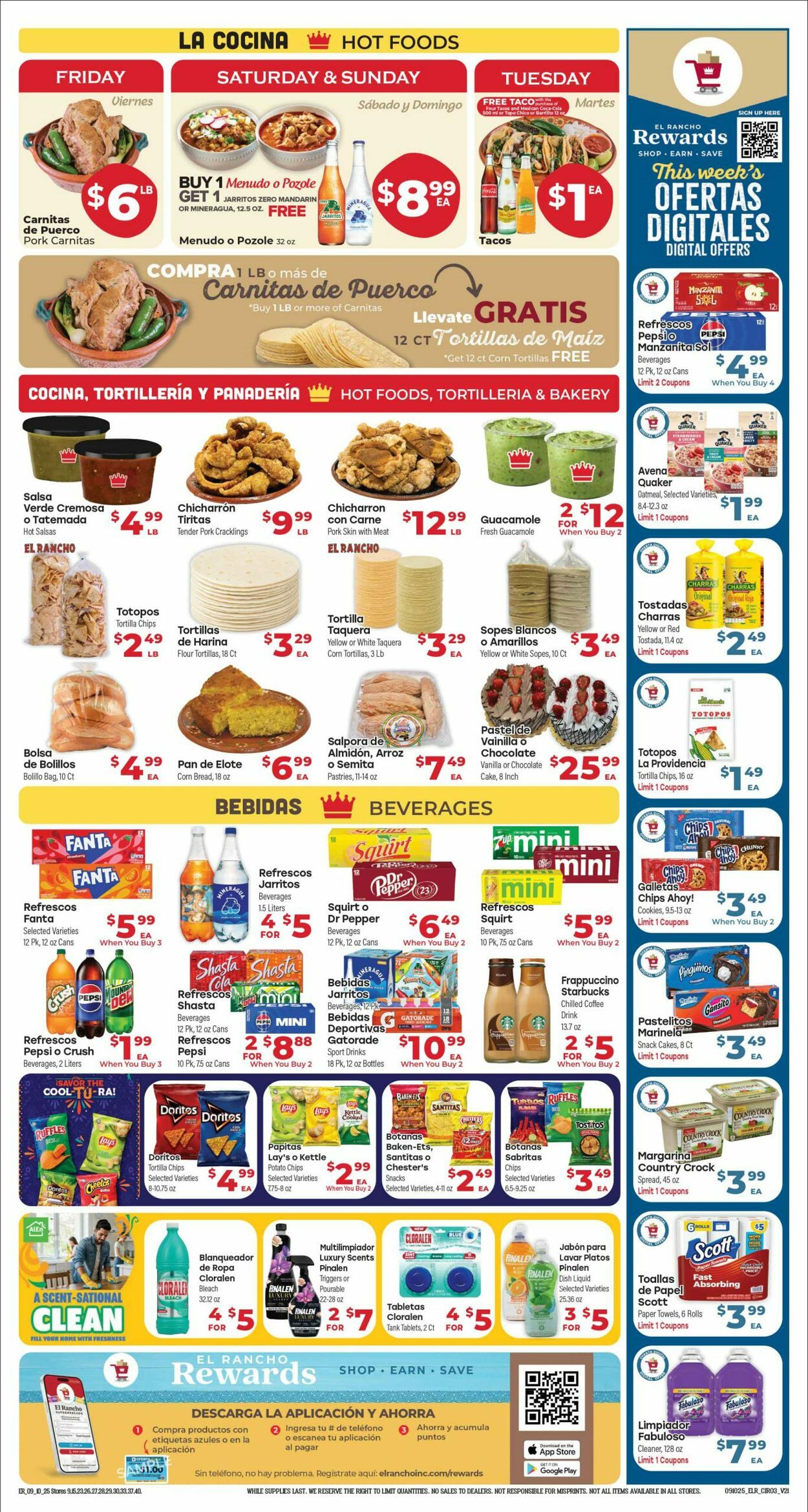 Weekly ad El Rancho 09/10/2025 - 09/16/2025