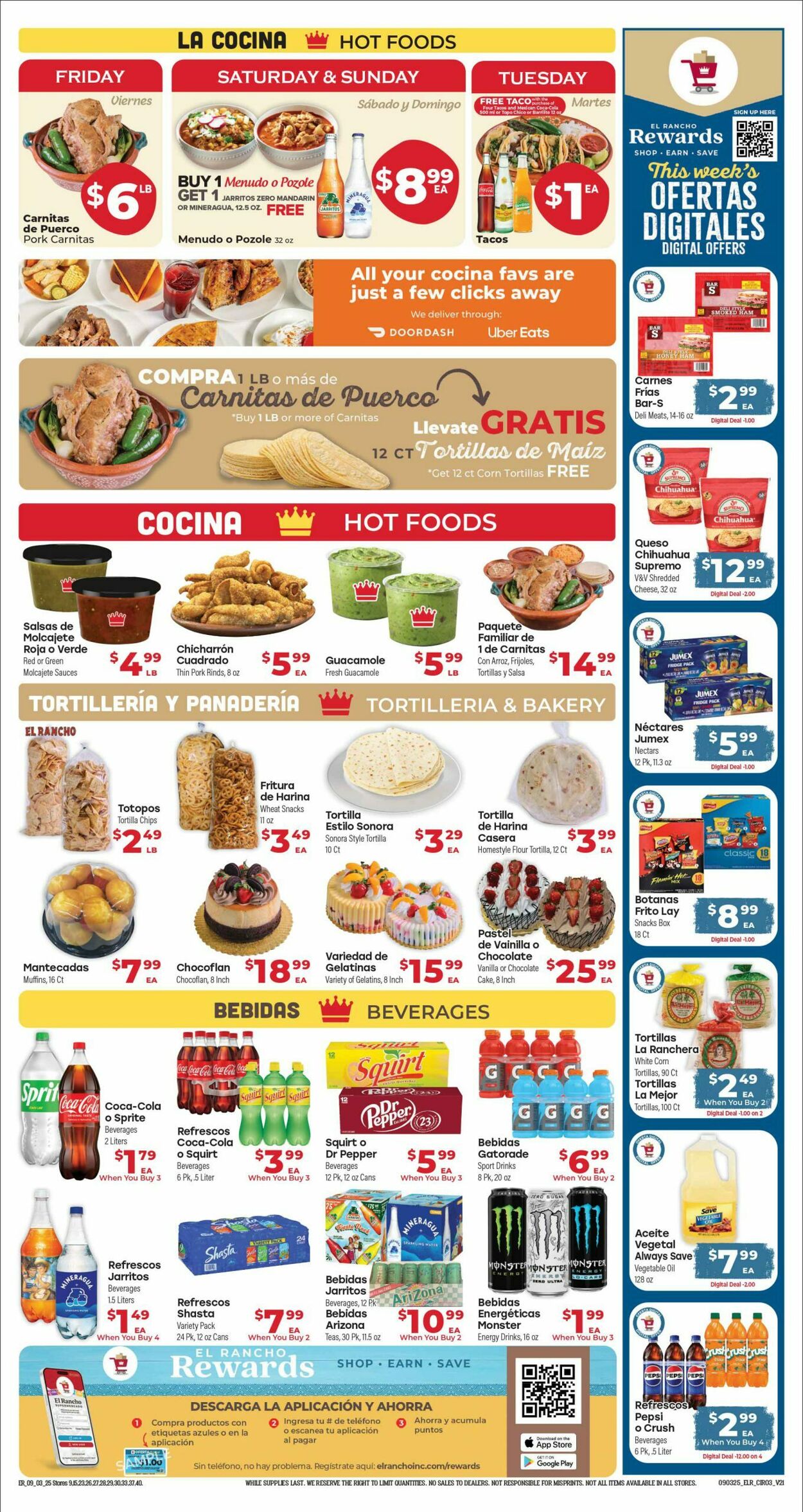 Weekly ad El Rancho 09/03/2025 - 09/09/2025