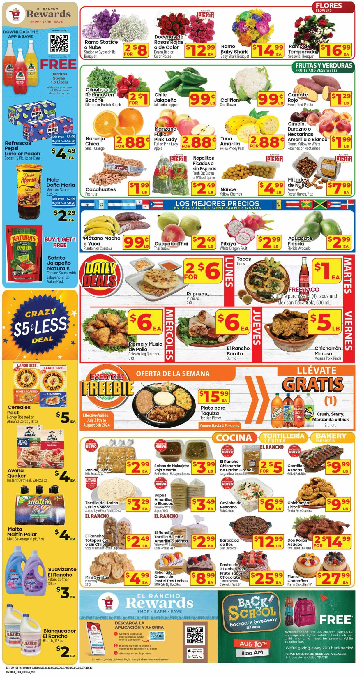 Weekly ad El Rancho 07/31/2024 - 08/06/2024