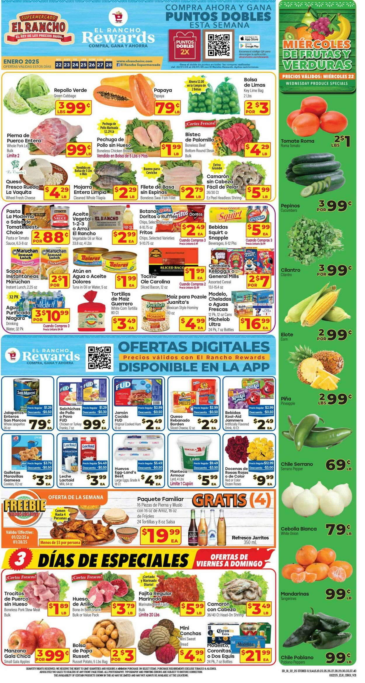 Weekly ad El Rancho 01/22/2025 - 01/28/2025