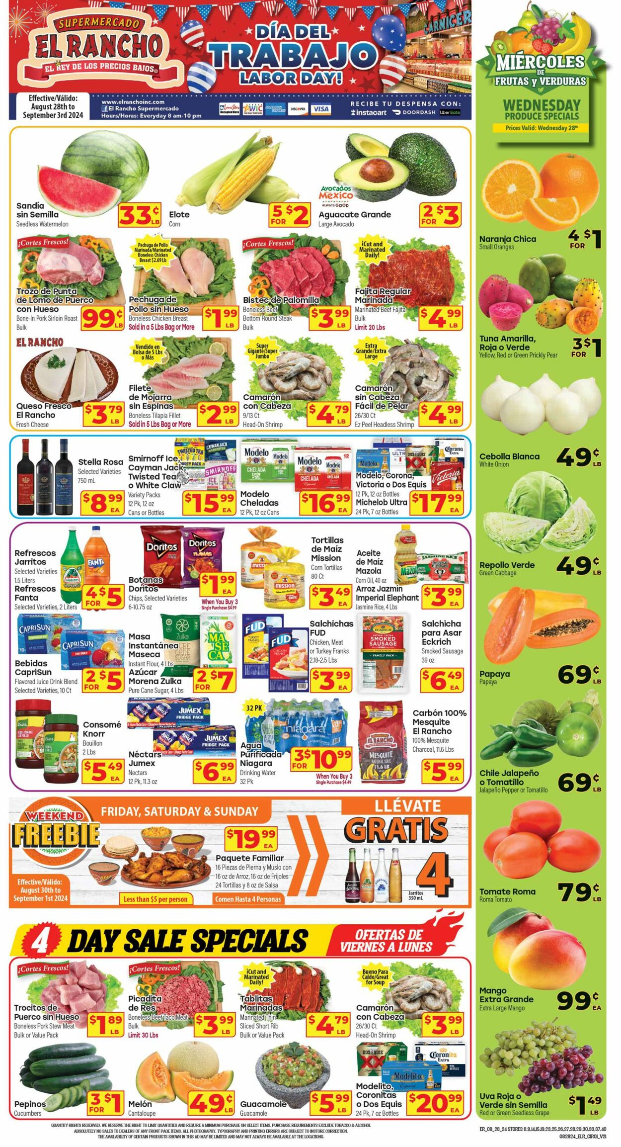 Weekly ad El Rancho 08/28/2024 - 09/03/2024