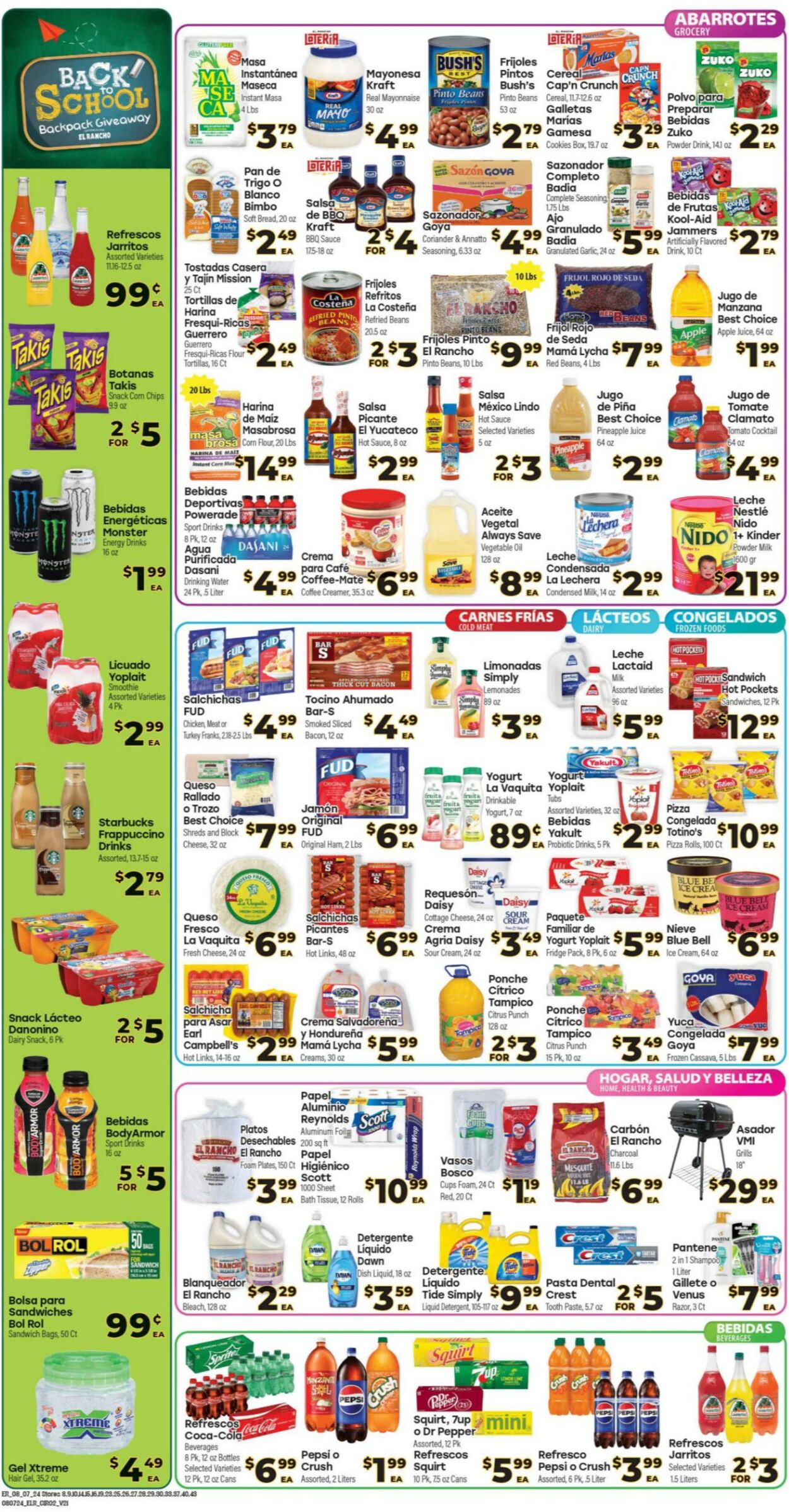 Weekly ad El Rancho 08/07/2024 - 08/13/2024