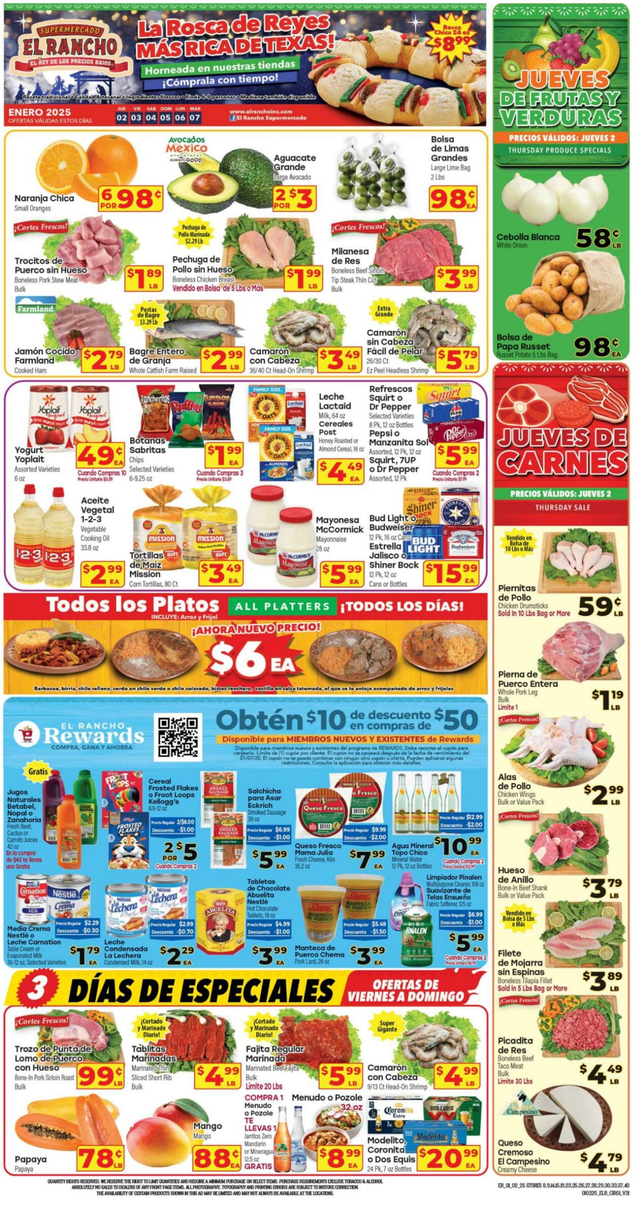 Weekly ad El Rancho - Elranchoinc Jan 2, 2025 - Jan 7, 2025