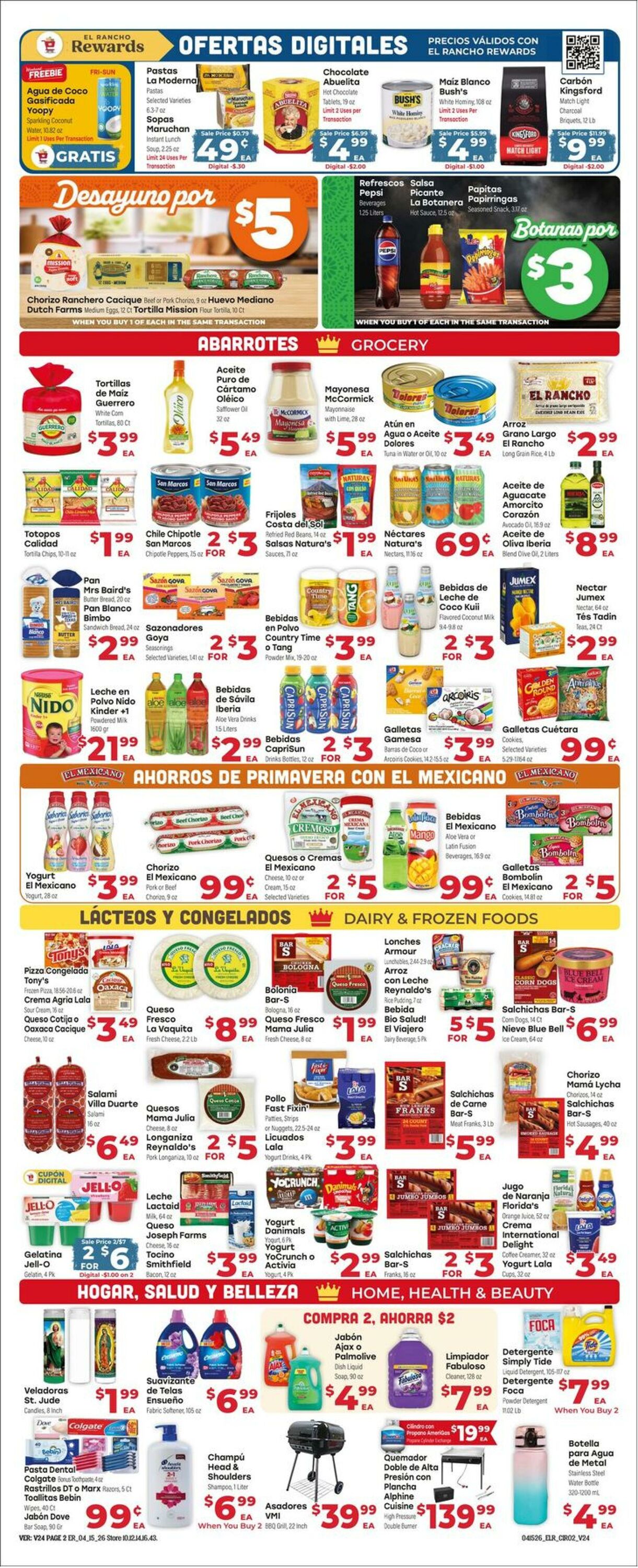 Weekly ad El Rancho 04/15/2026 - 04/21/2026