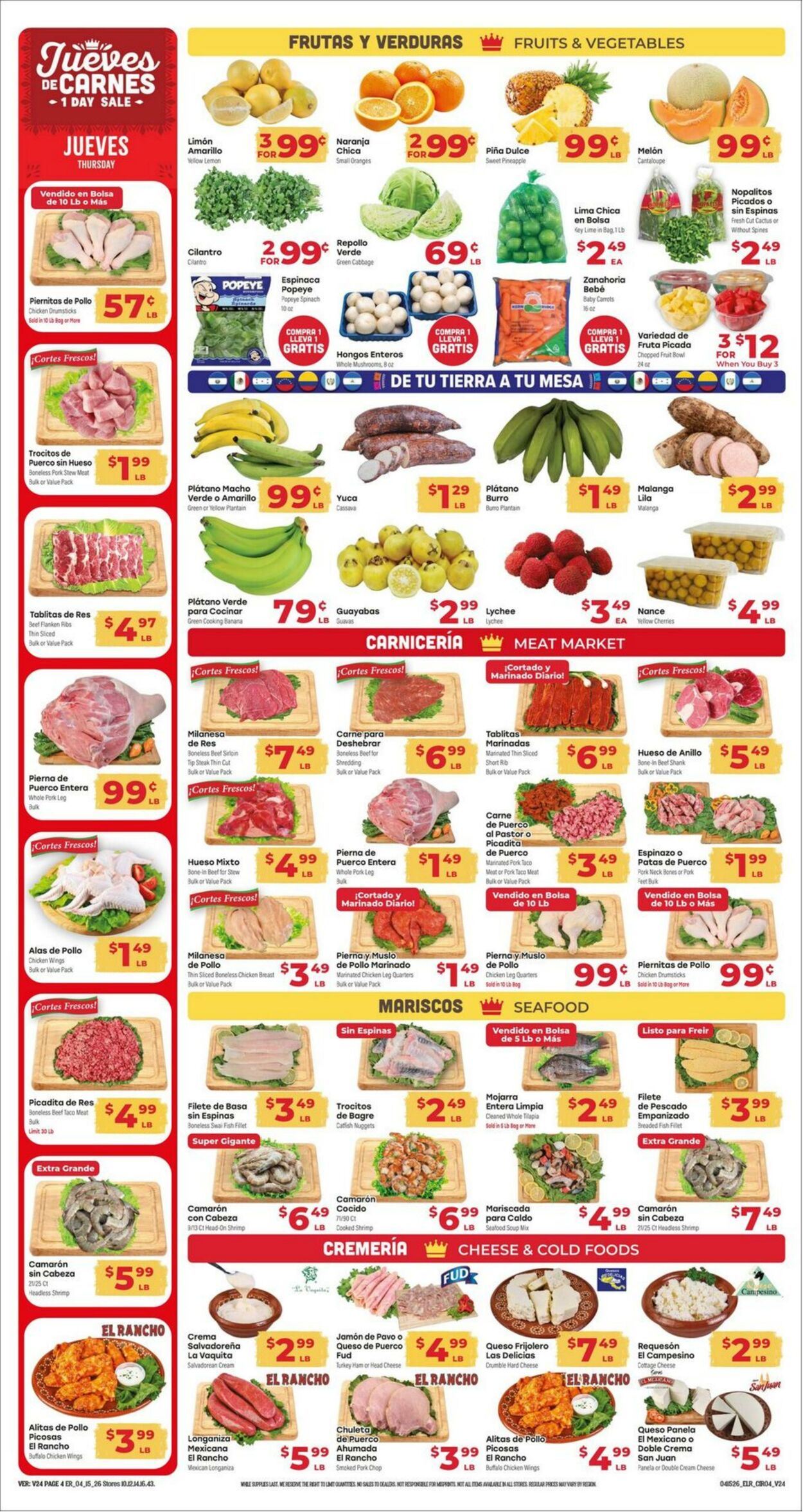 Weekly ad El Rancho 04/15/2026 - 04/21/2026