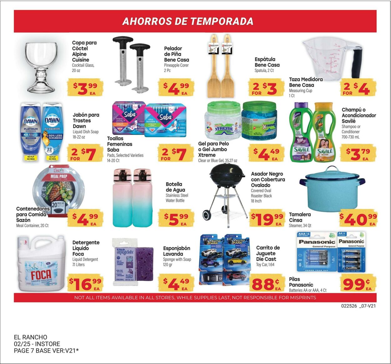 Weekly ad El Rancho 03/03/2026 - 03/31/2026