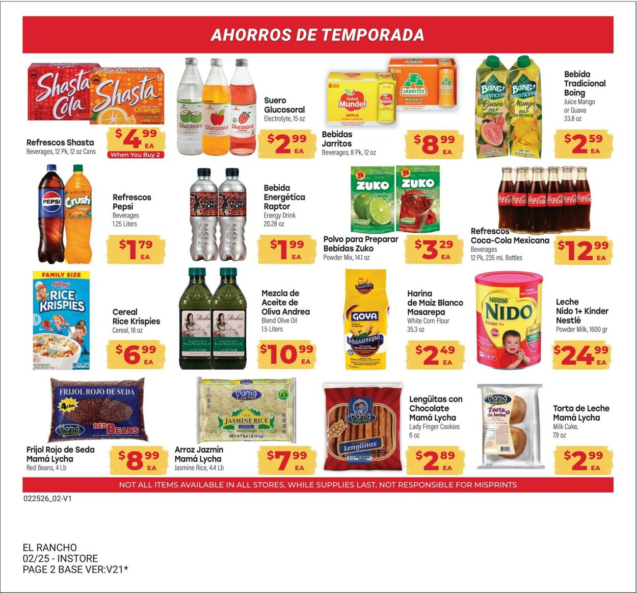Weekly ad El Rancho 03/03/2026 - 03/31/2026