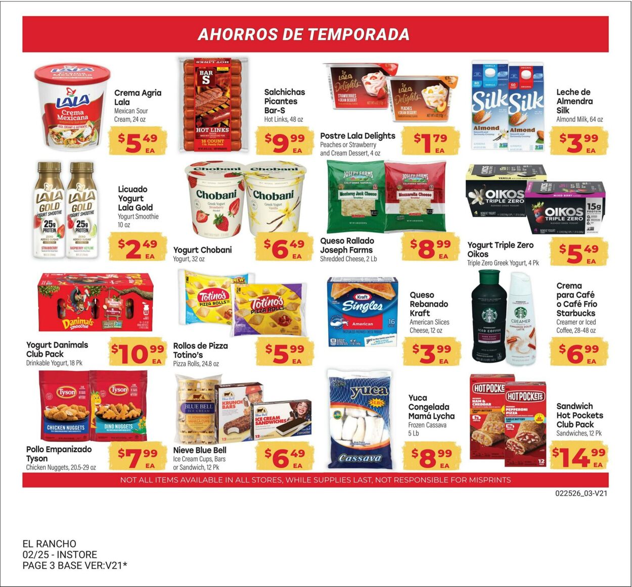 Weekly ad El Rancho 03/03/2026 - 03/31/2026