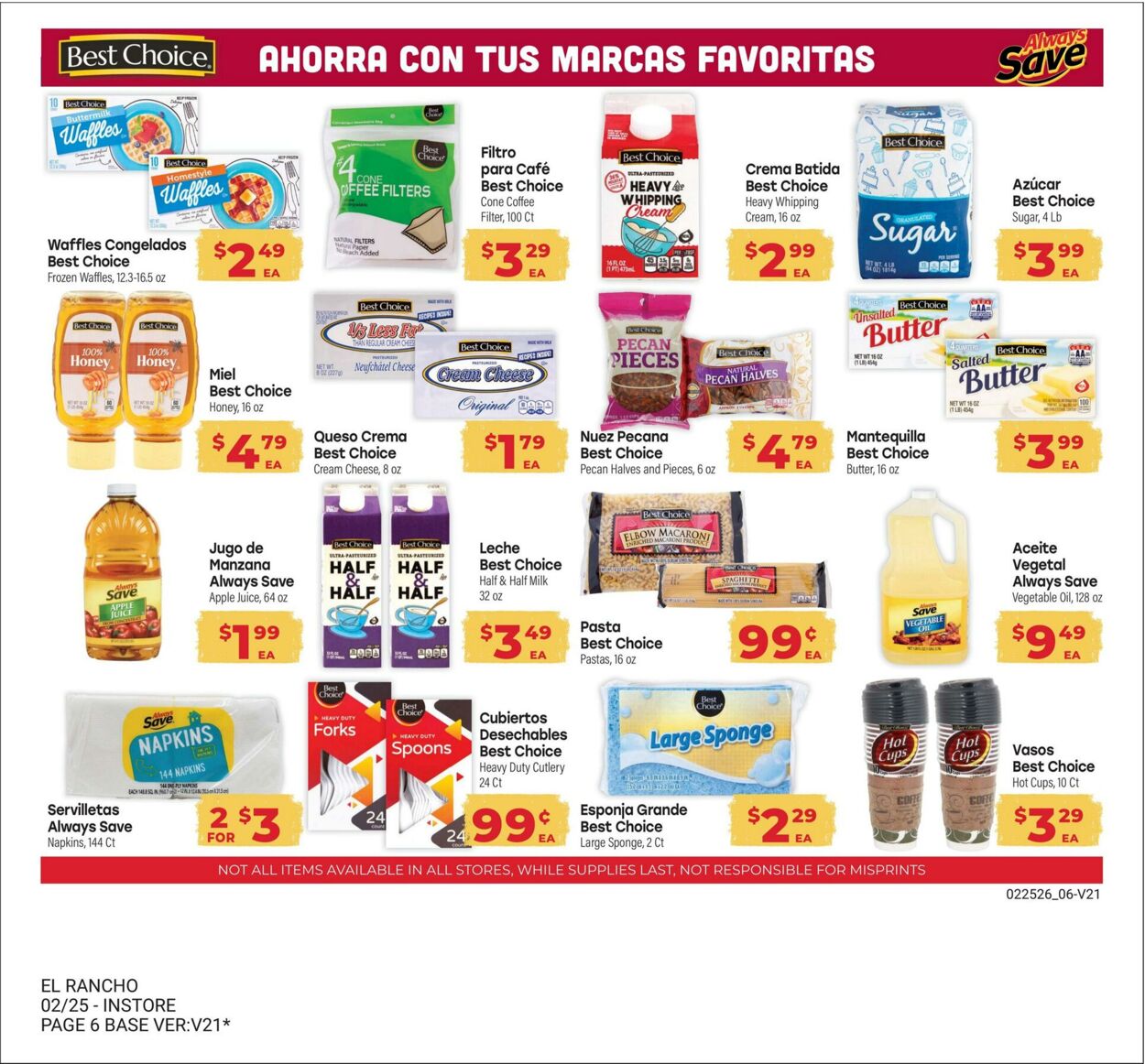 Weekly ad El Rancho 03/03/2026 - 03/31/2026