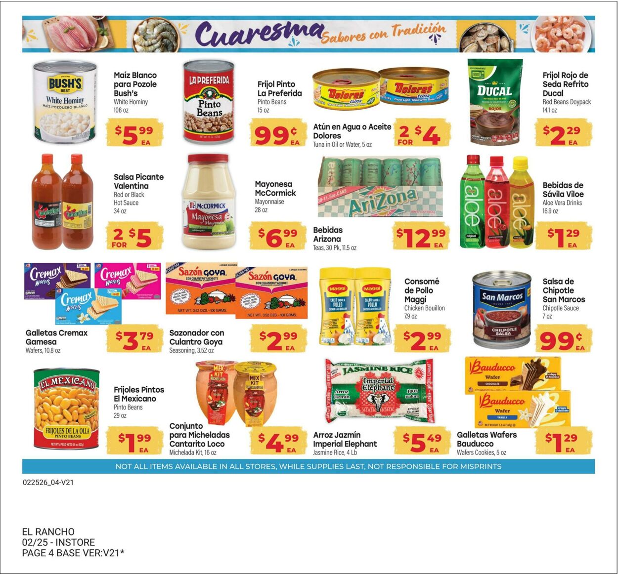 Weekly ad El Rancho 03/03/2026 - 03/31/2026