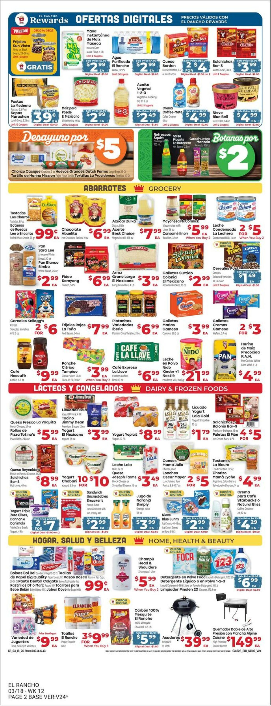 Weekly ad El Rancho 03/18/2026 - 03/24/2026