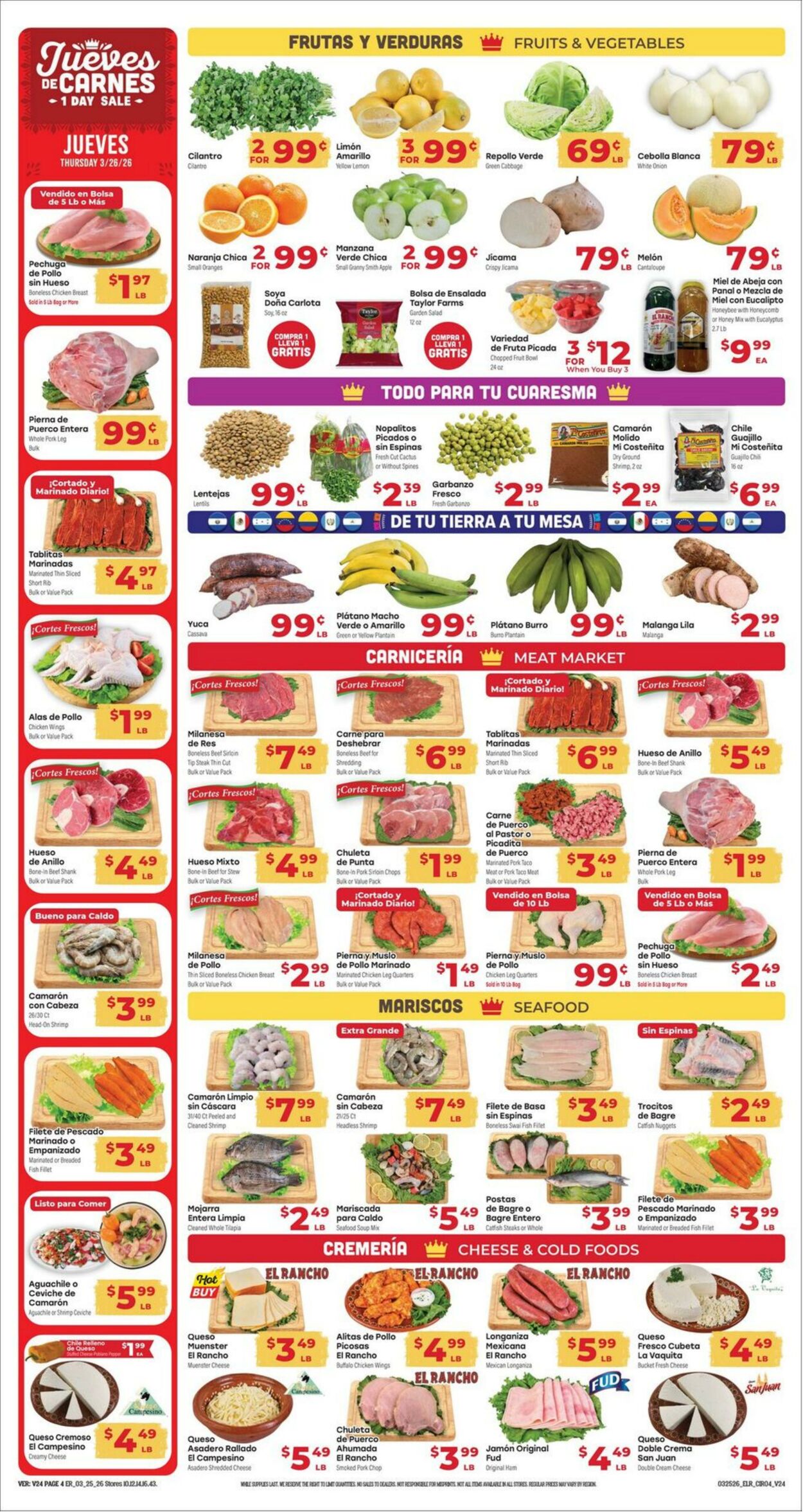 Weekly ad El Rancho 03/25/2026 - 03/31/2026